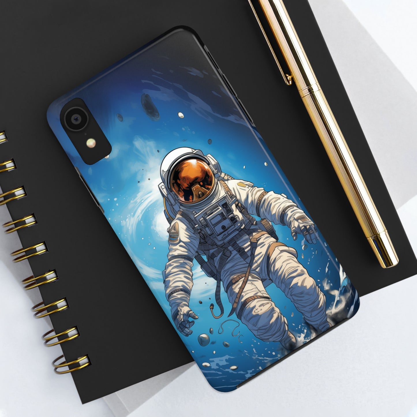 Astronaut #02, iPhone 7, 8, X, 11, 12, 13, 14, 15+ case.