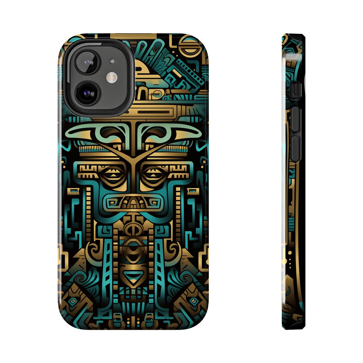 Aztec Vibes #02, iPhone 7, 8, X, 11, 12, 13, 14, 15+ case.