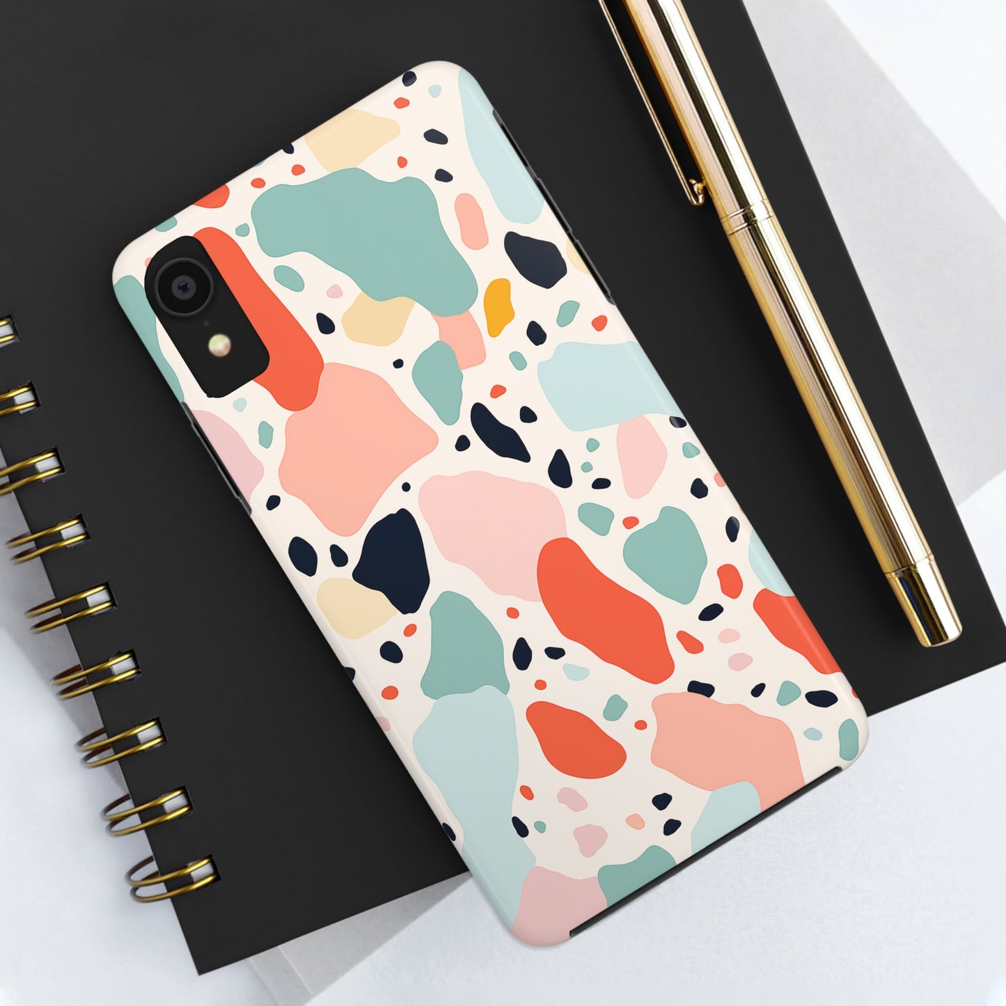 Terrazzo, iPhone 7, 8, X, 11, 12, 13, 14, 15+ case.