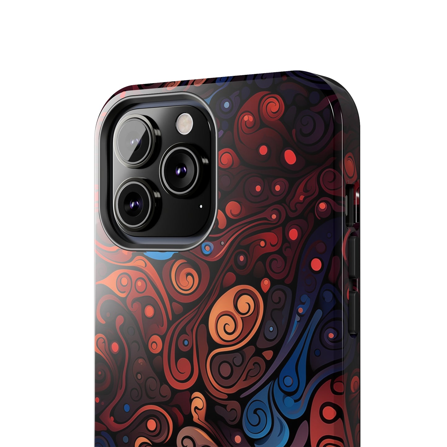 Abstract Colorful Swirls #04, iPhone 7, 8, X, 11, 12, 13, 14, 15+ case.