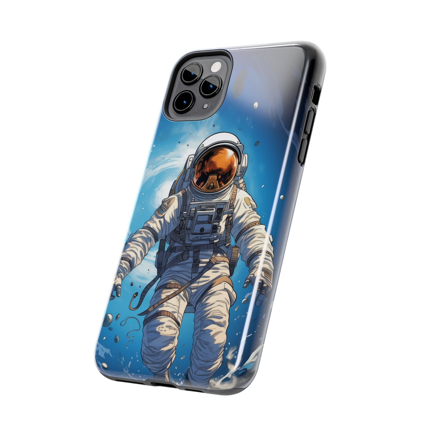 Astronaut #02, iPhone 7, 8, X, 11, 12, 13, 14, 15+ case.