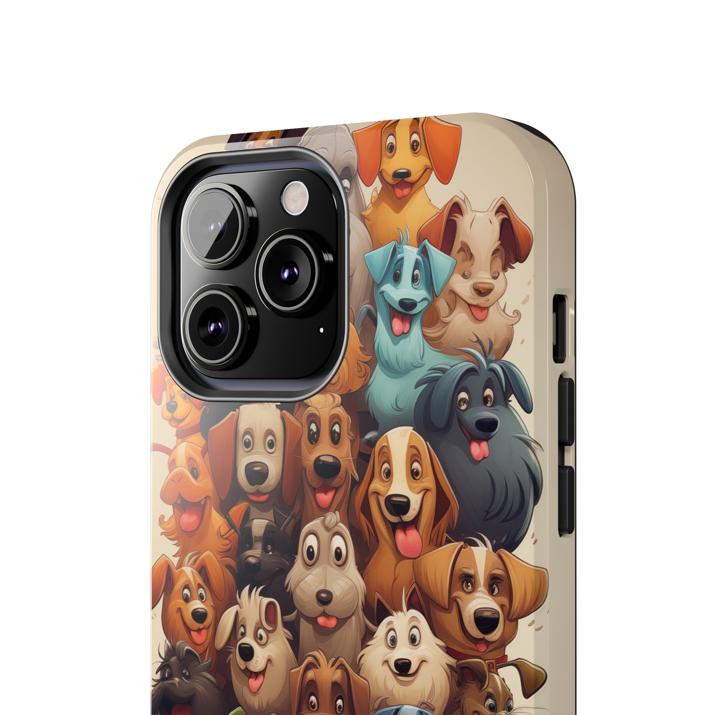 100 Dogs, iPhone 7, 8, X, 11, 12, 13, 14, 15+ case.