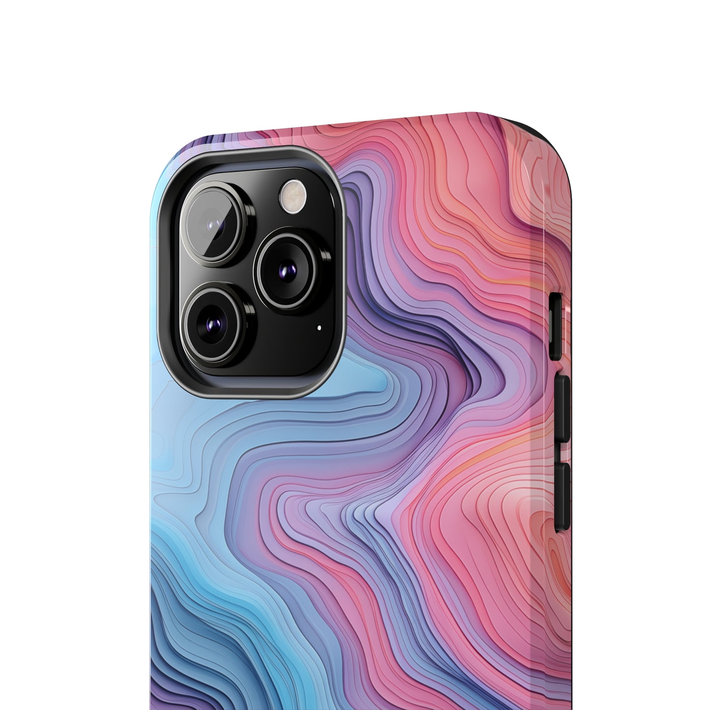 Topographical, iPhone 7, 8, X, 11, 12, 13, 14, 15+ case.