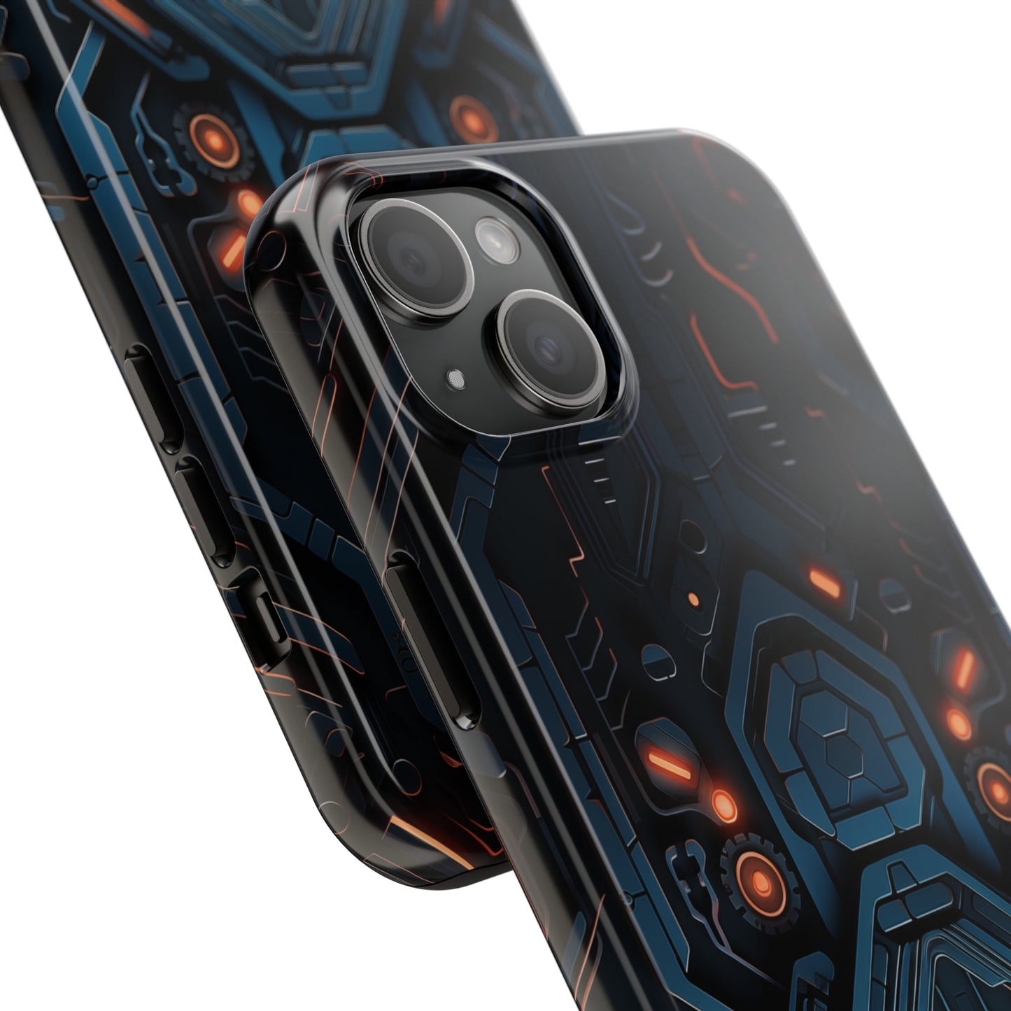 Futuristic #02, iPhone 7, 8, X, 11, 12, 13, 14, 15+ case.