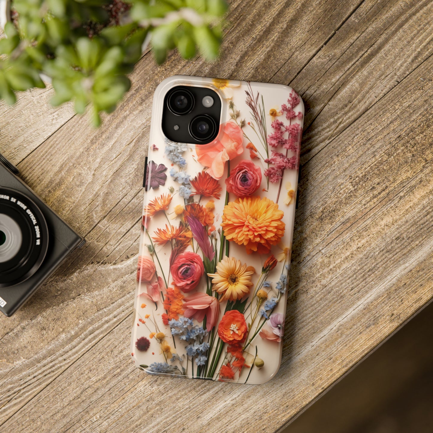 Dried Flowers #02, iPhone 7, 8, X, 11, 12, 13, 14, 15+ case.