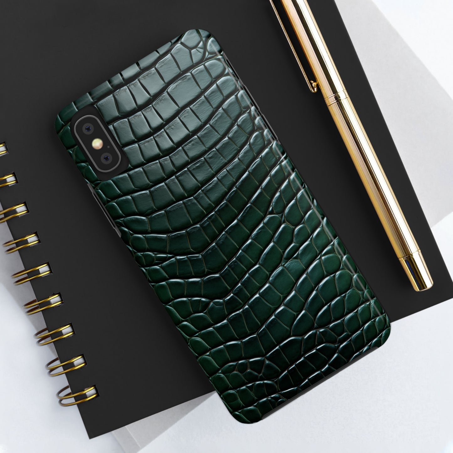 Alligator skin #03, iPhone 7, 8, X, 11, 12, 13, 14, 15+ case.