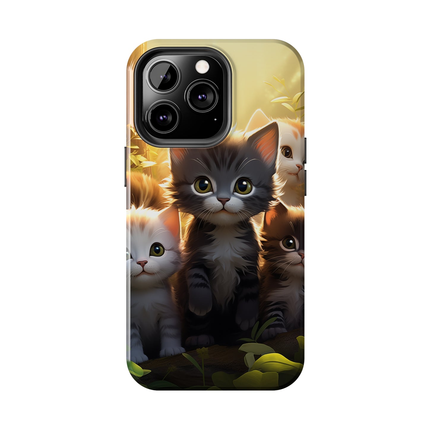 Kittens #02, iPhone 7, 8, X, 11, 12, 13, 14, 15+ case.