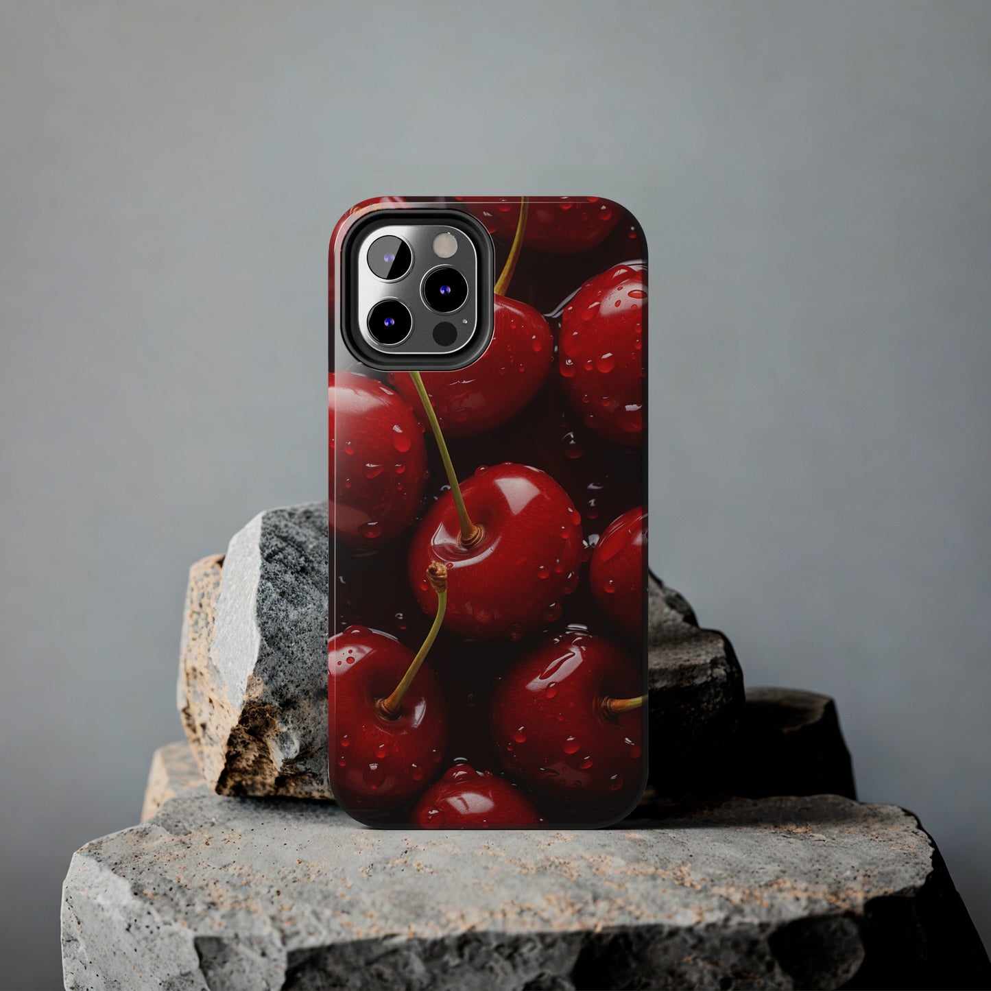 Cherries #07, iPhone 7, 8, X, 11, 12, 13, 14, 15+ case.