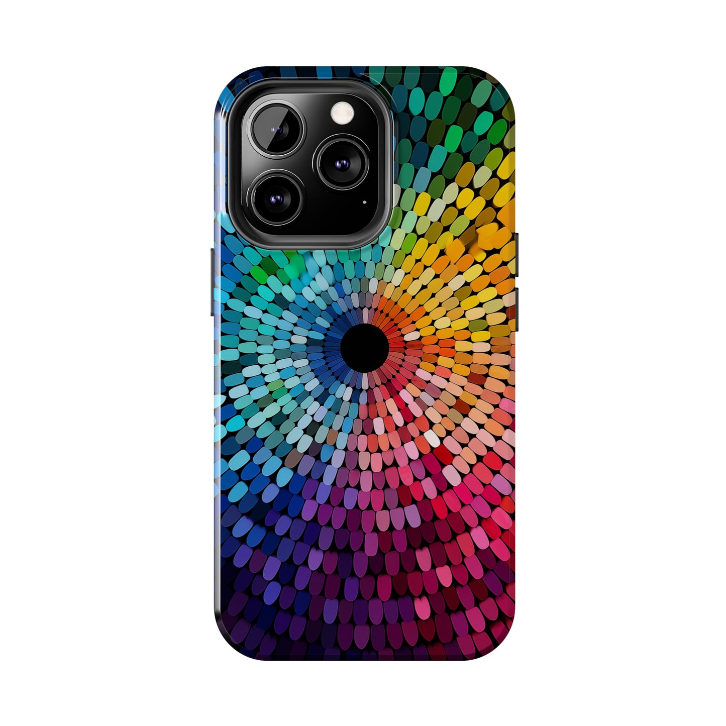 Rainbow Effect #02, iPhone 7, 8, X, 11, 12, 13, 14, 15+ case.