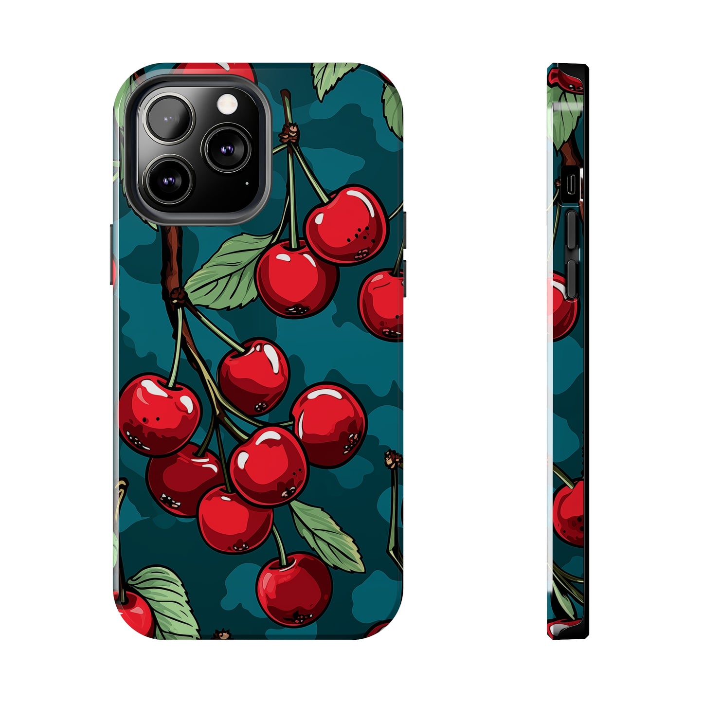 Cherries #10, iPhone 7, 8, X, 11, 12, 13, 14, 15+ case.