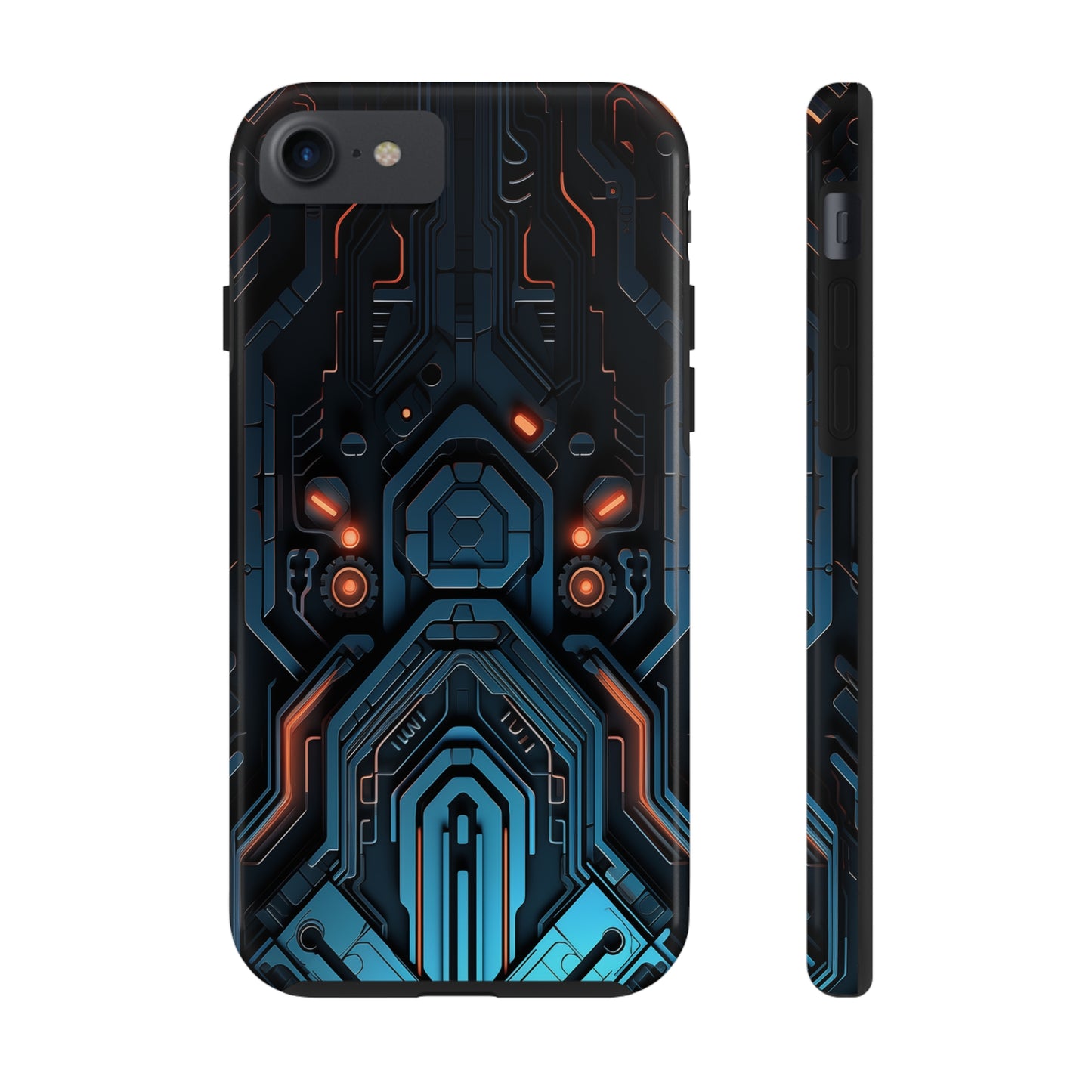 Futuristic #02, iPhone 7, 8, X, 11, 12, 13, 14, 15+ case.