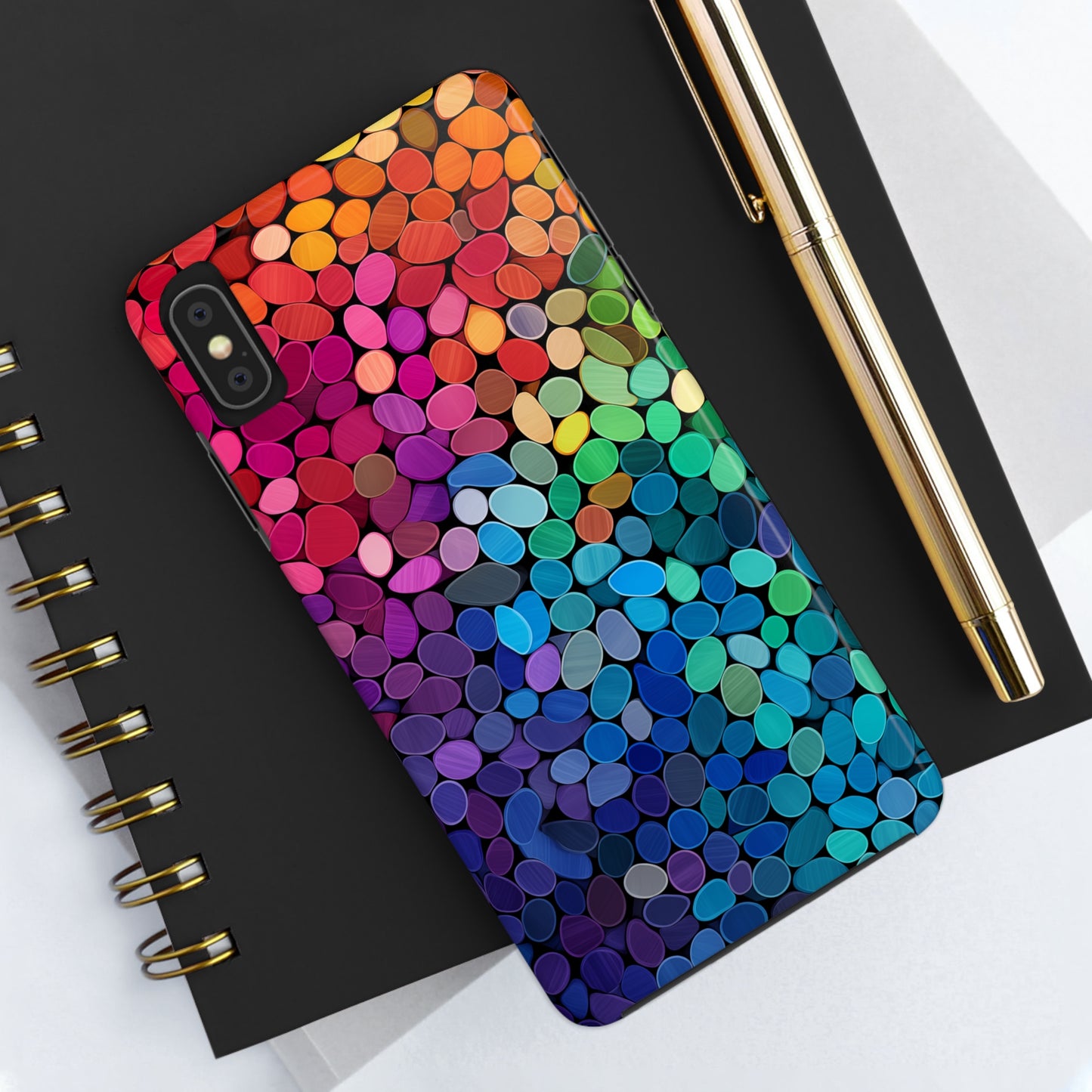 Rainbow Effect, iPhone 7, 8, X, 11, 12, 13, 14, 15+ case.