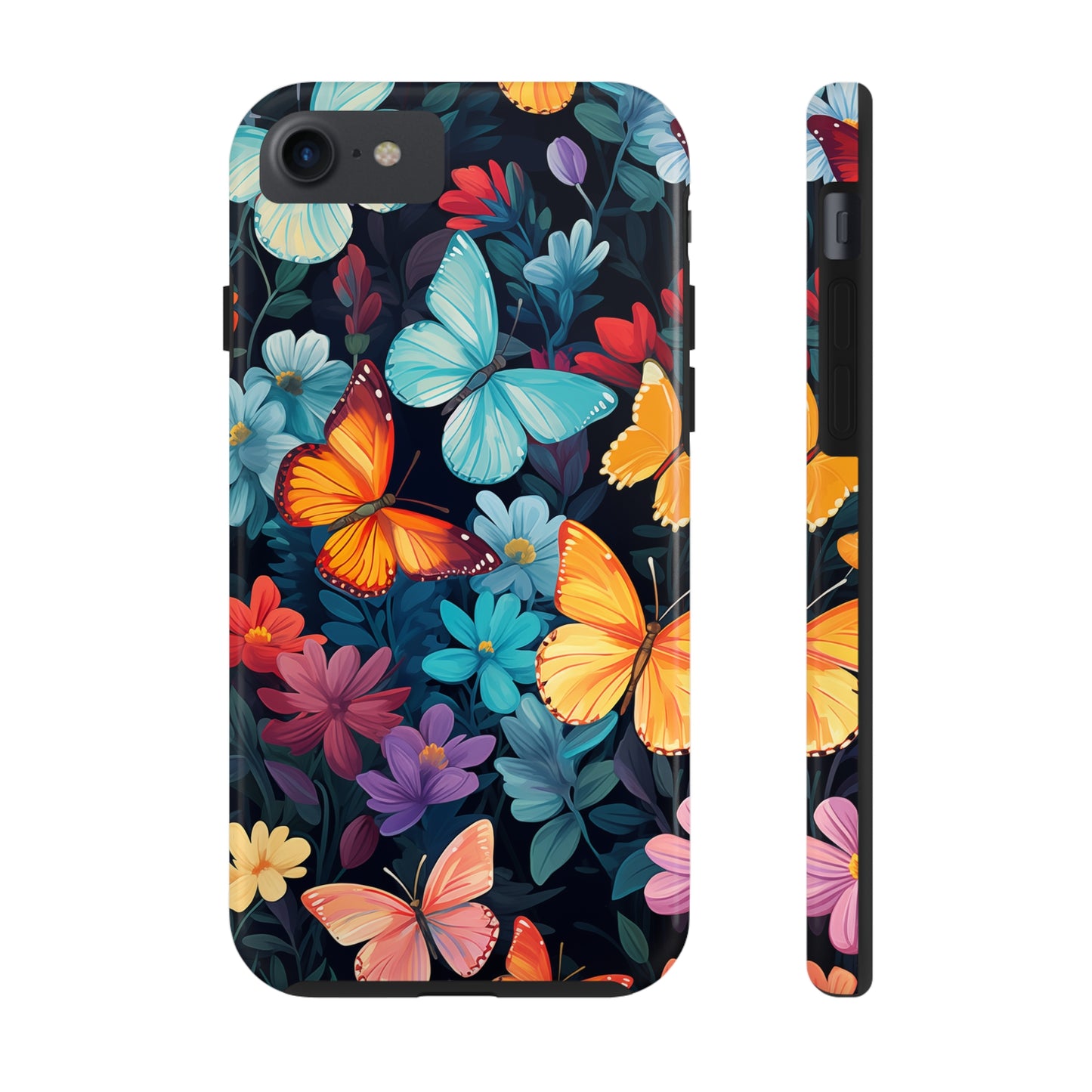 Butterflies #01, iPhone 7, 8, X, 11, 12, 13, 14, 15+ case.