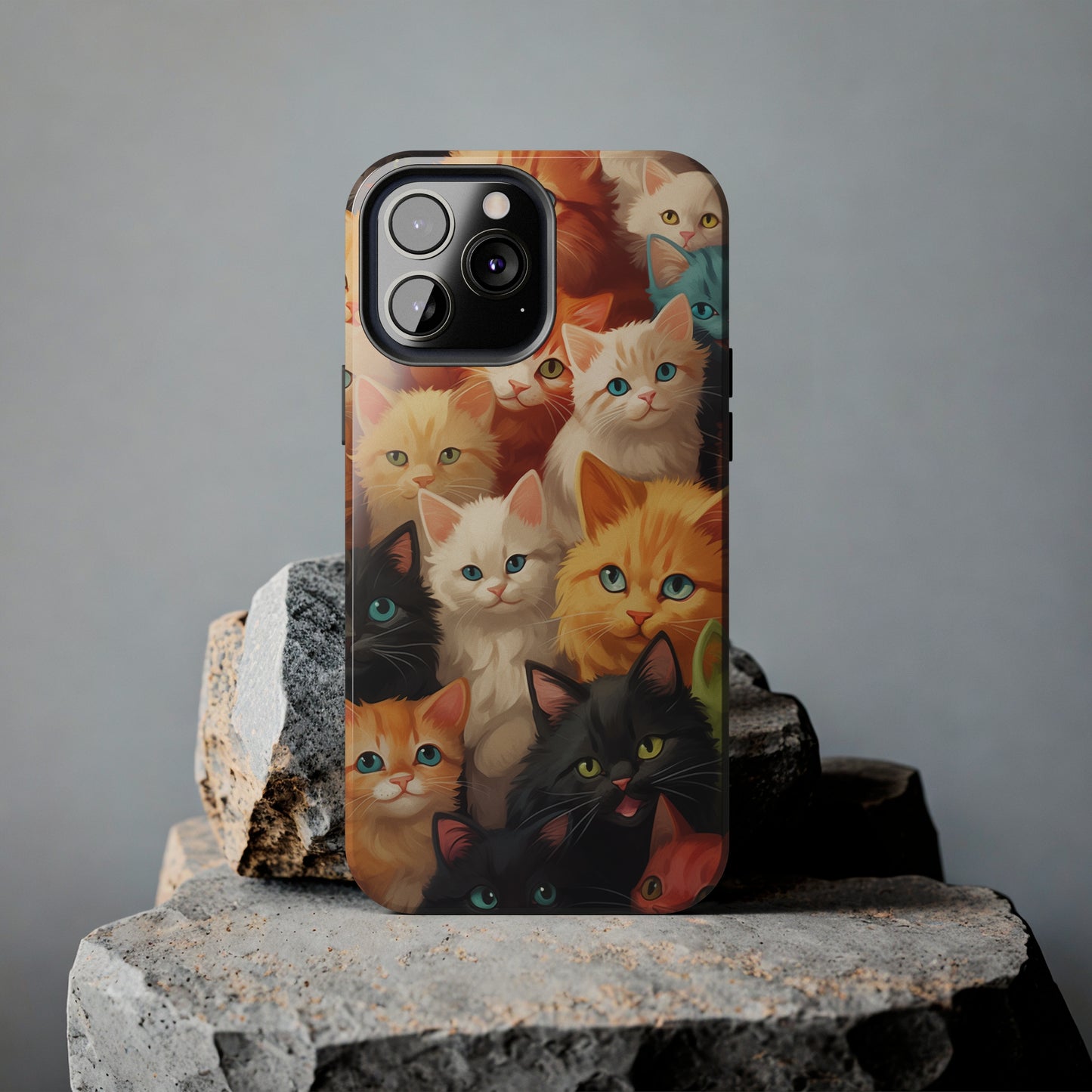 Kittens, iPhone 7, 8, X, 11, 12, 13, 14, 15+ case.