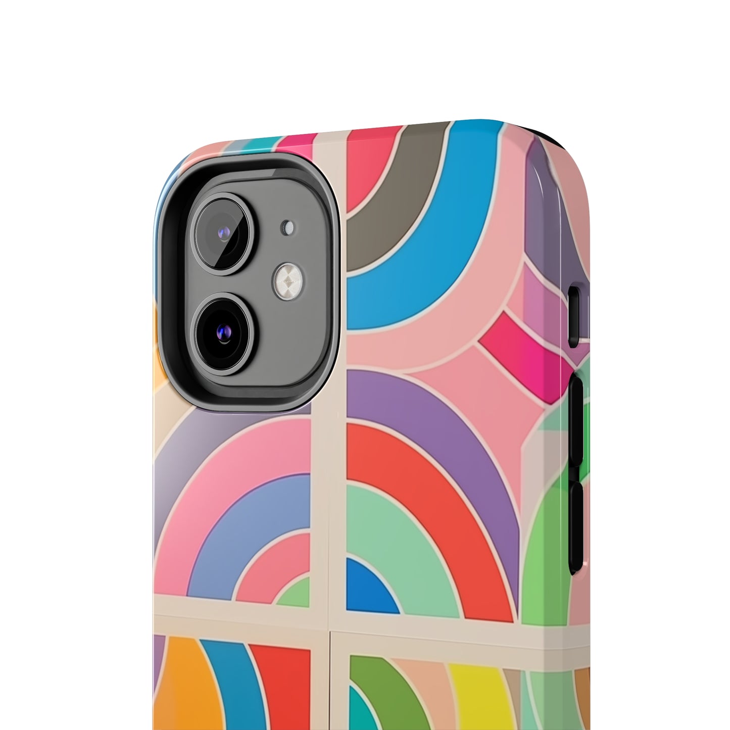 Abstract Colorful Lines, iPhone 7, 8, X, 11, 12, 13, 14, 15+ case.