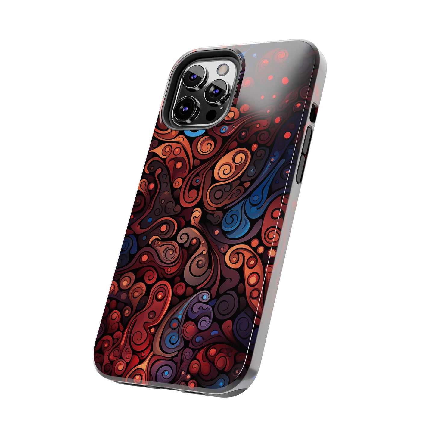 Abstract Colorful Swirls #04, iPhone 7, 8, X, 11, 12, 13, 14, 15+ case.