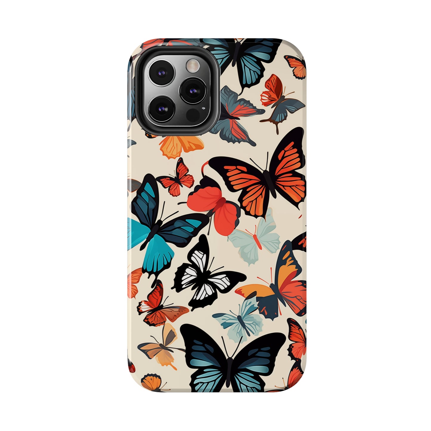 Butterflies #02, iPhone 7, 8, X, 11, 12, 13, 14, 15+ case.