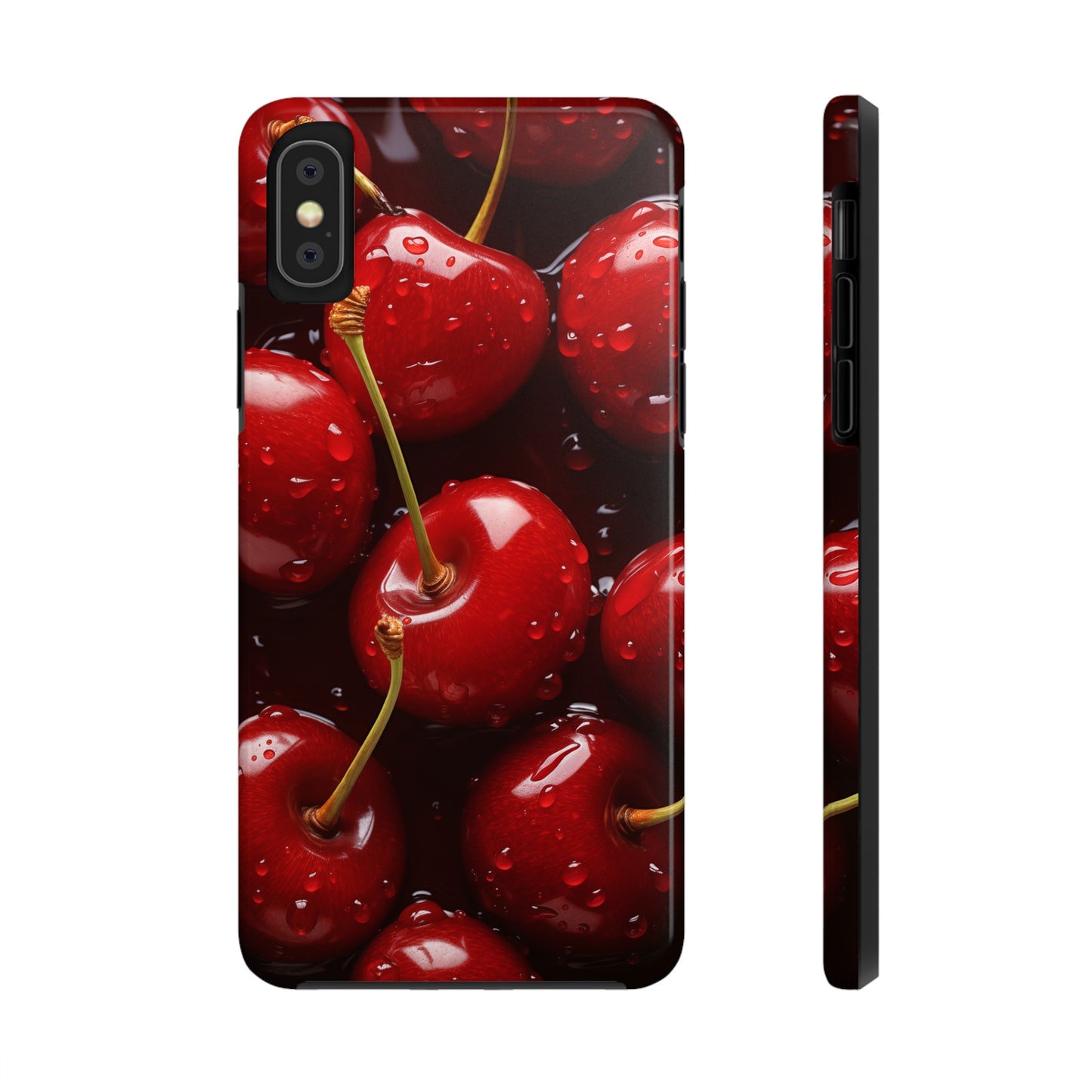 Cherries #07, iPhone 7, 8, X, 11, 12, 13, 14, 15+ case.