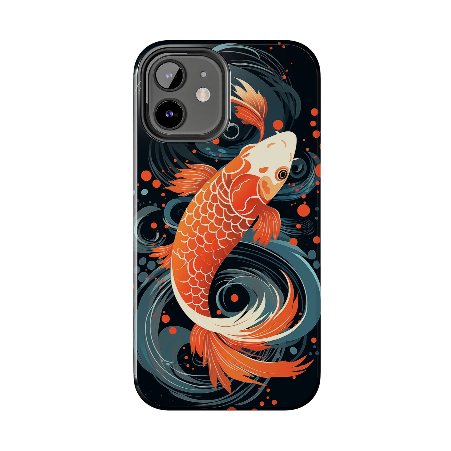 Koi fish #04, iPhone 7, 8, X, 11, 12, 13, 14, 15+ case.