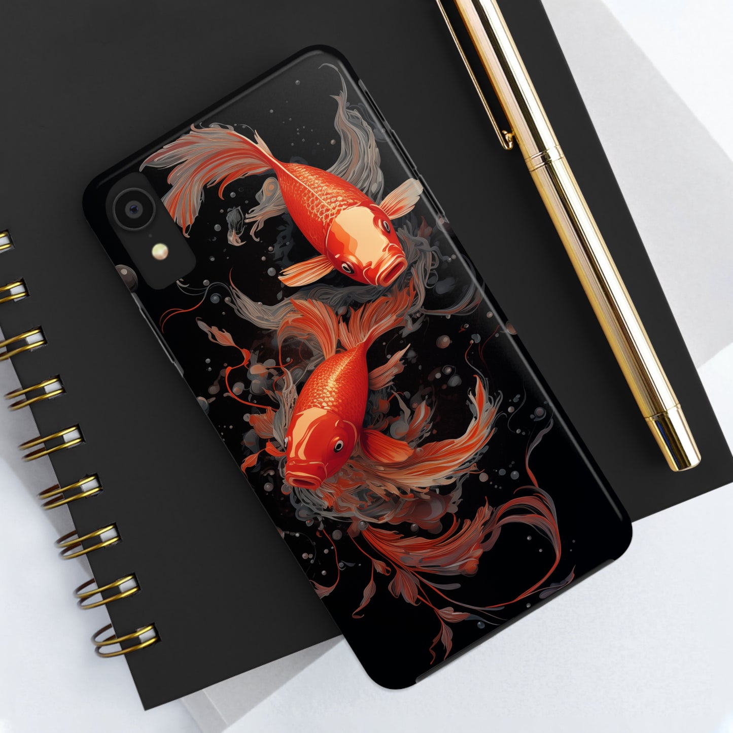 Koi fish #01, iPhone 7, 8, X, 11, 12, 13, 14, 15+ case.