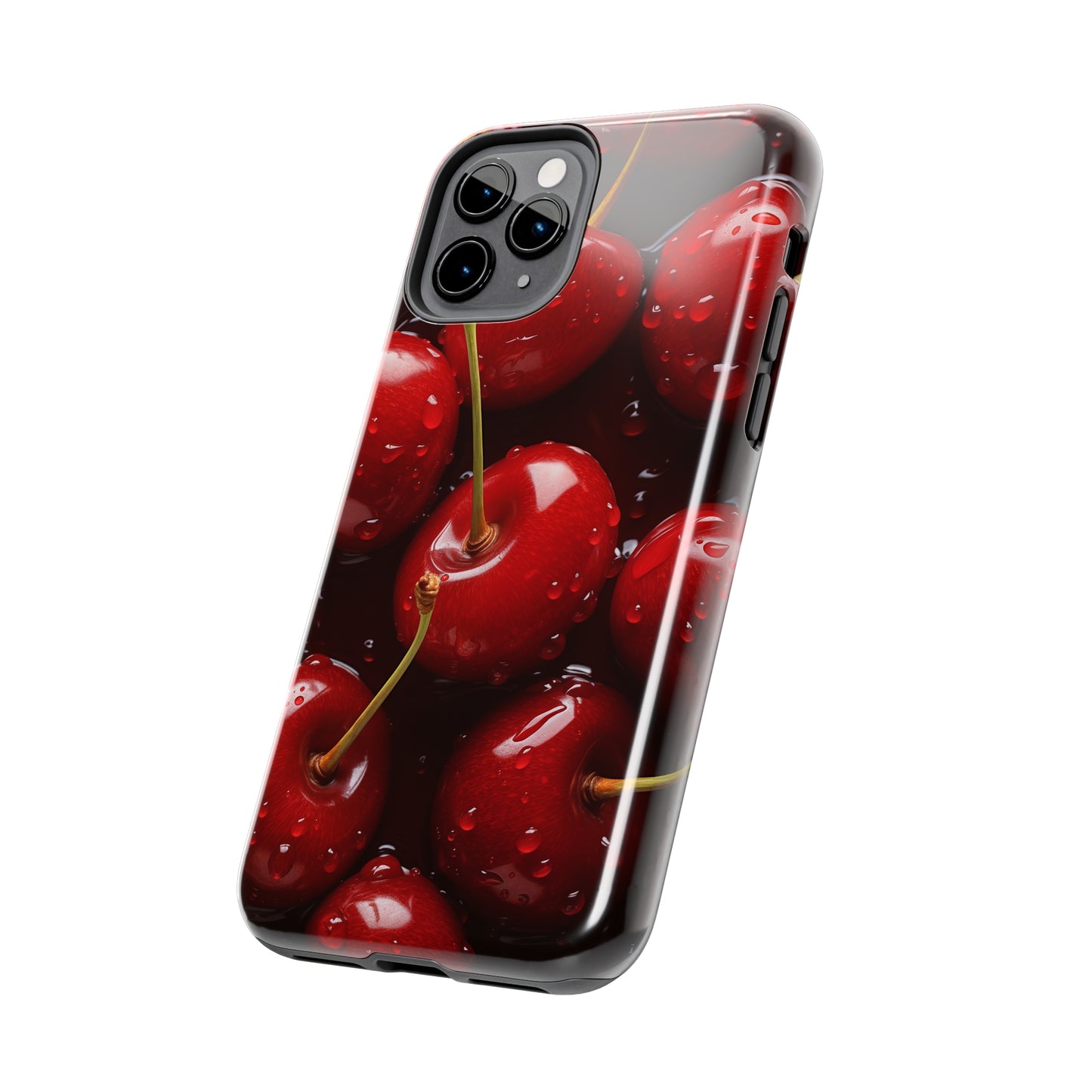 Cherries #07, iPhone 7, 8, X, 11, 12, 13, 14, 15+ case.