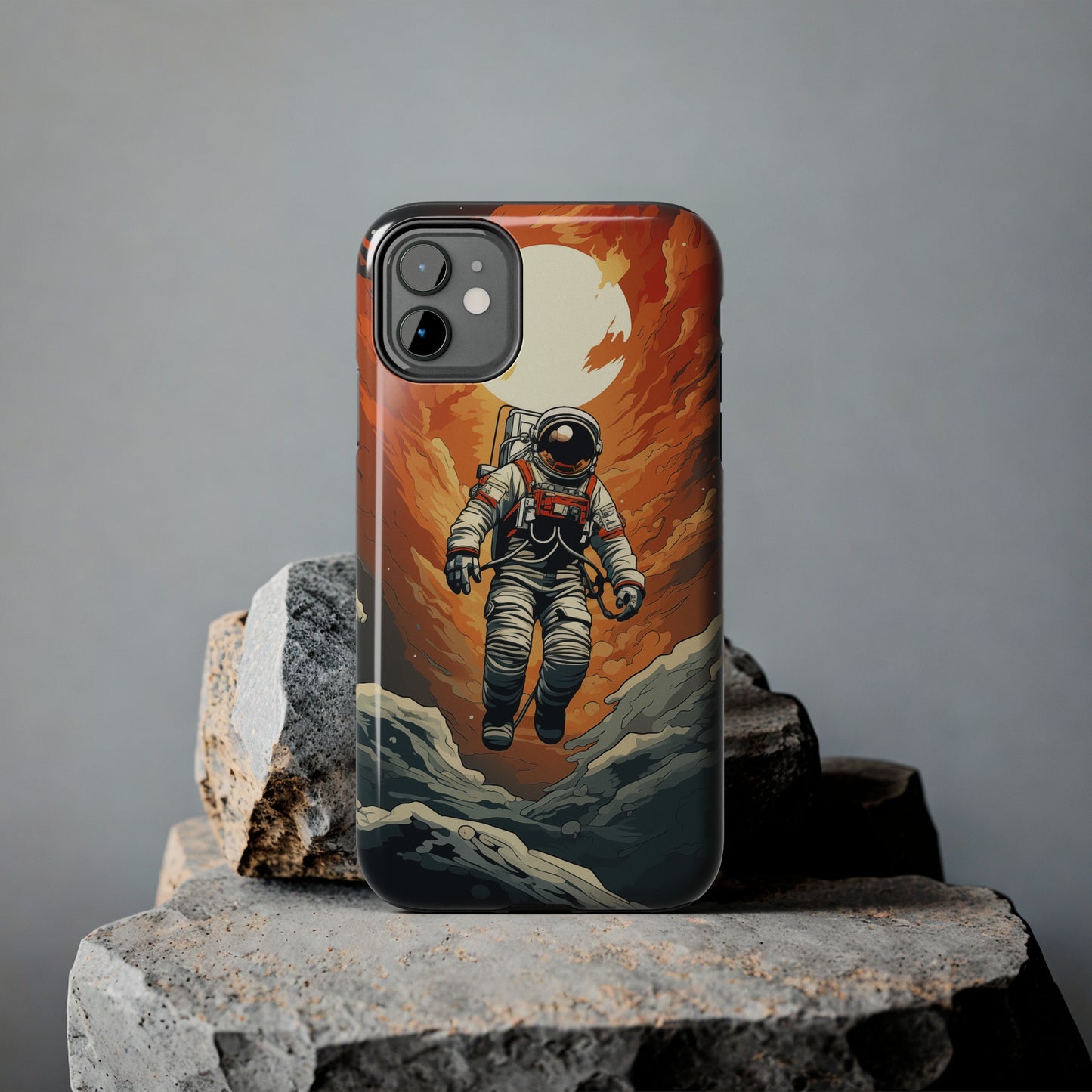 Astronaut #03, iPhone 7, 8, X, 11, 12, 13, 14, 15+ case.