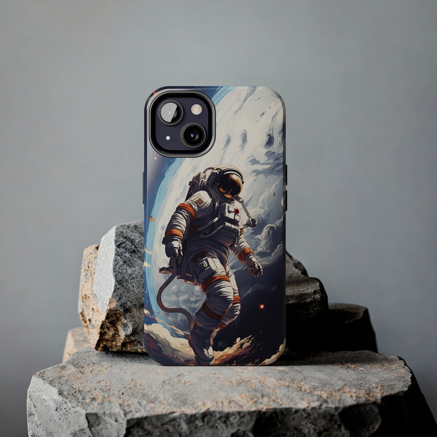 Astronaut #04, iPhone 7, 8, X, 11, 12, 13, 14, 15+ case.