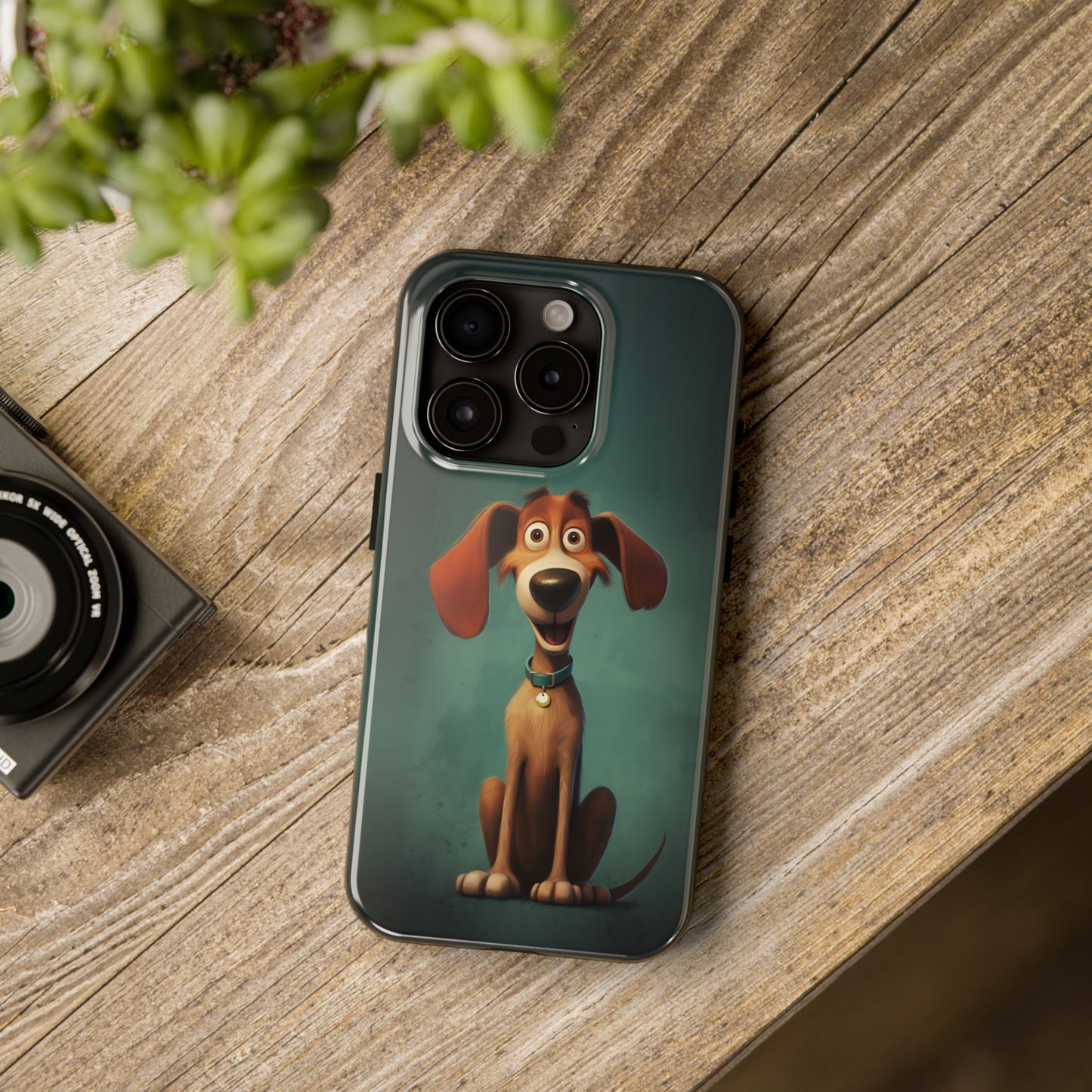 Hux, Cartoon Dog, iPhone 7, 8, X, 11, 12, 13, 14, 15+ case.