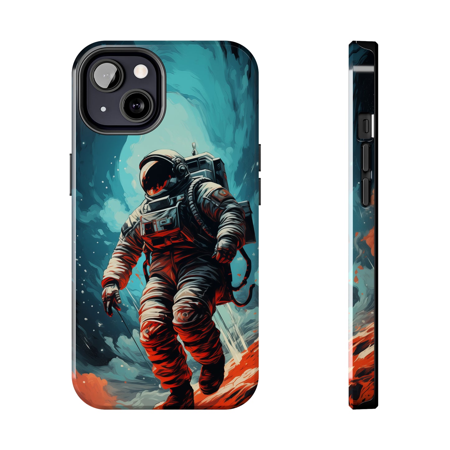 Astronaut #01, iPhone 7, 8, X, 11, 12, 13, 14, 15+ case.