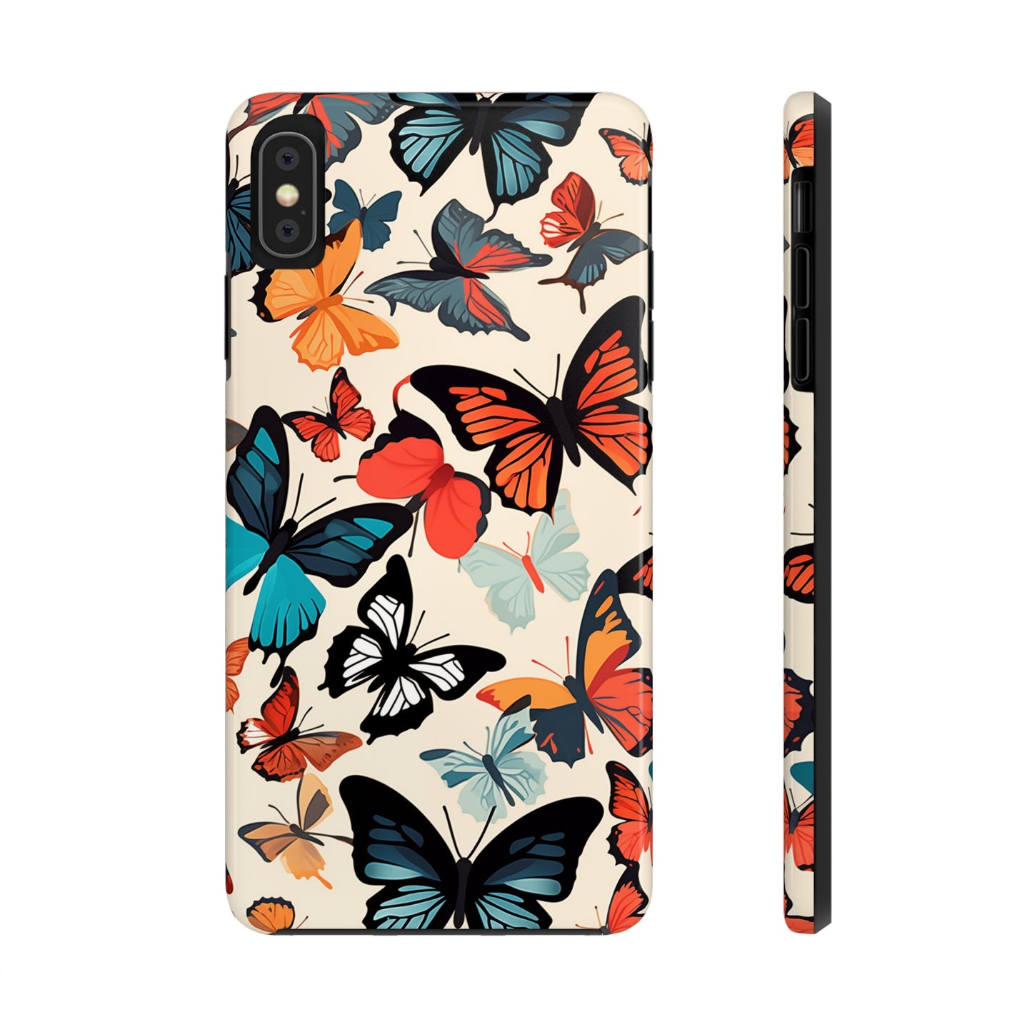 Butterflies #02, iPhone 7, 8, X, 11, 12, 13, 14, 15+ case.