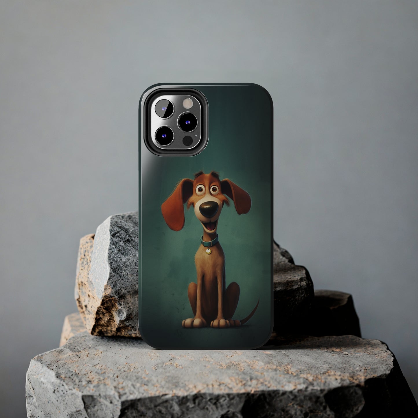 Hux, Cartoon Dog, iPhone 7, 8, X, 11, 12, 13, 14, 15+ case.