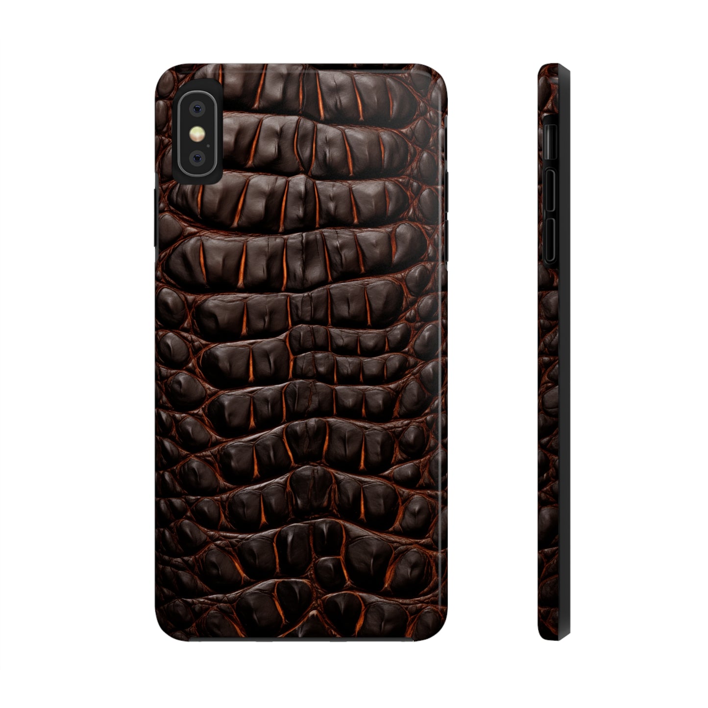 Alligator skin #01, iPhone 7, 8, X, 11, 12, 13, 14, 15+ case.