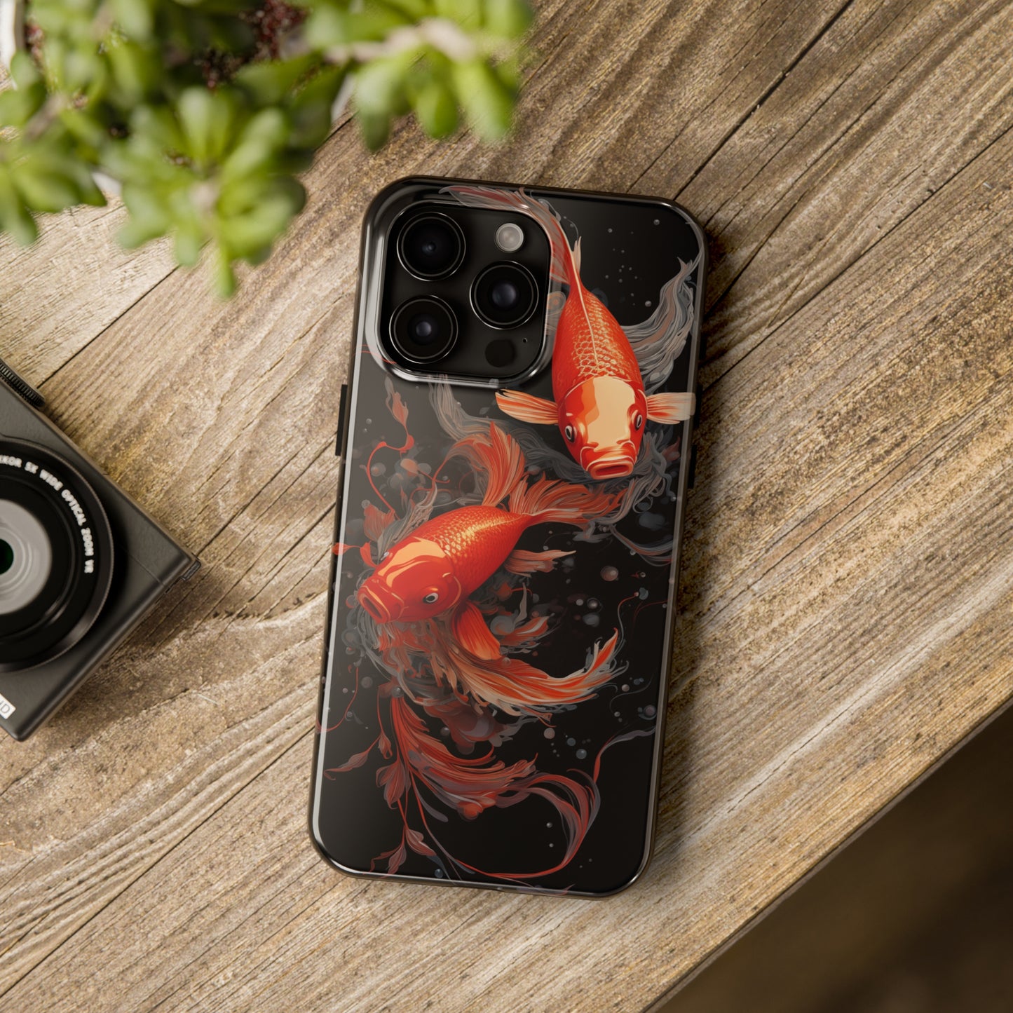 Koi fish #01, iPhone 7, 8, X, 11, 12, 13, 14, 15+ case.