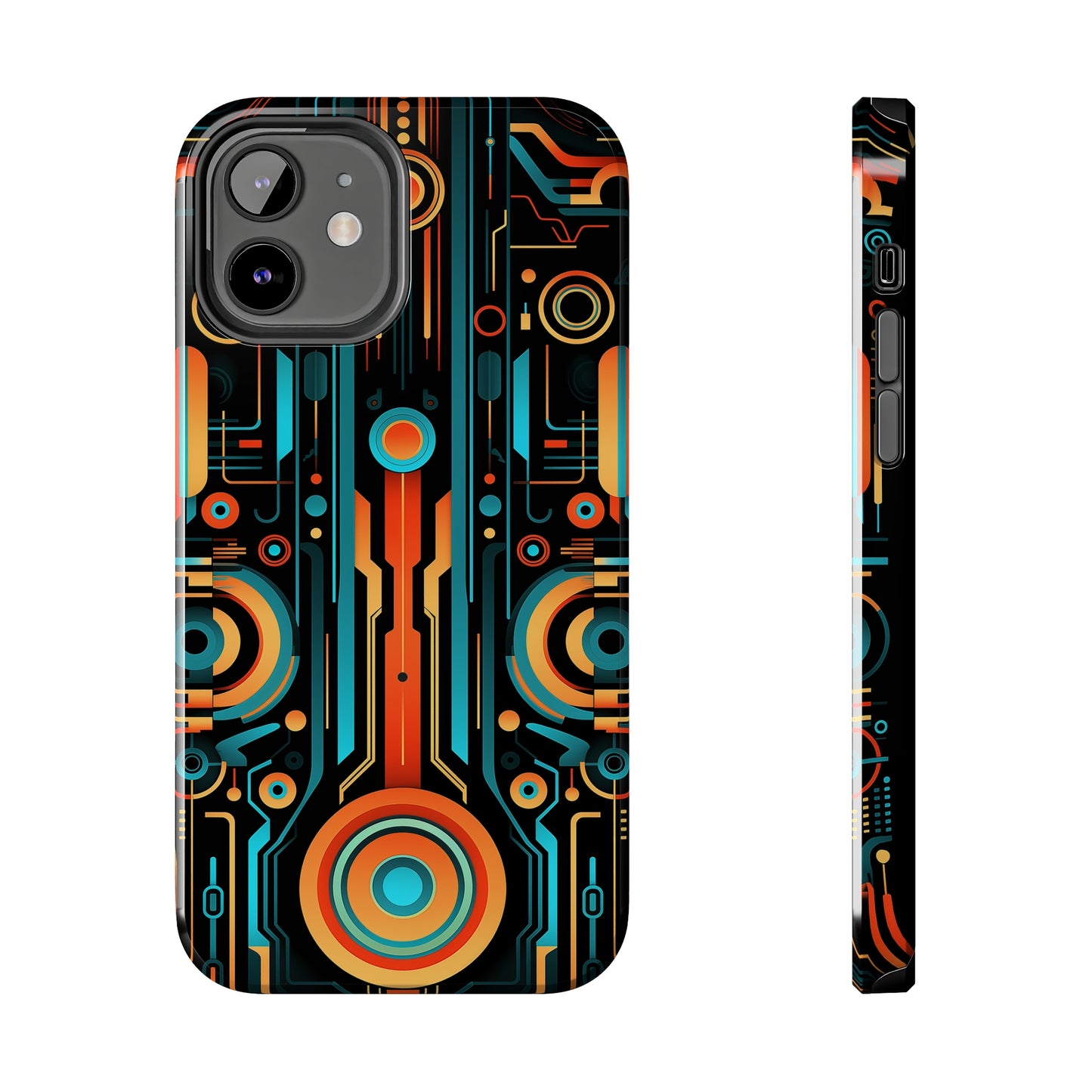 Futuristic #08, iPhone 7, 8, X, 11, 12, 13, 14, 15+ case.