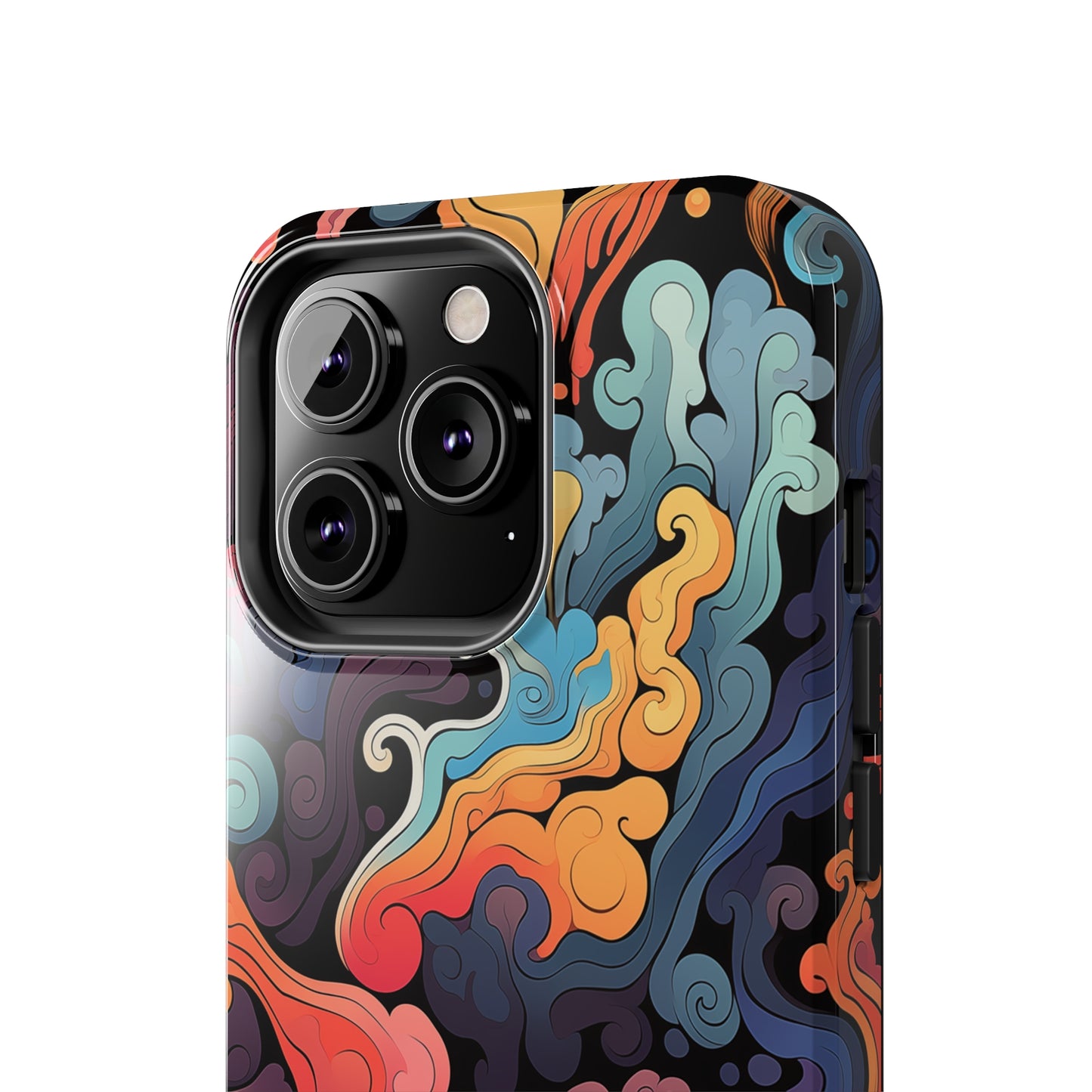 Abstract Swirls #05, iPhone 7, 8, X, 11, 12, 13, 14, 15+ case.