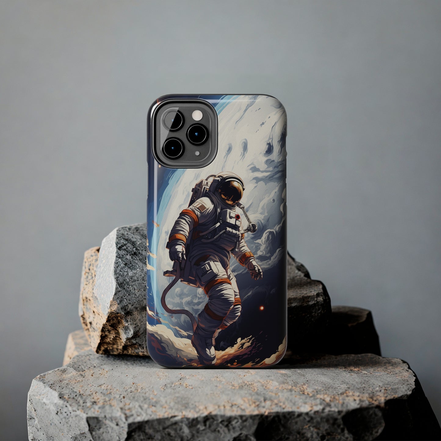 Astronaut #04, iPhone 7, 8, X, 11, 12, 13, 14, 15+ case.