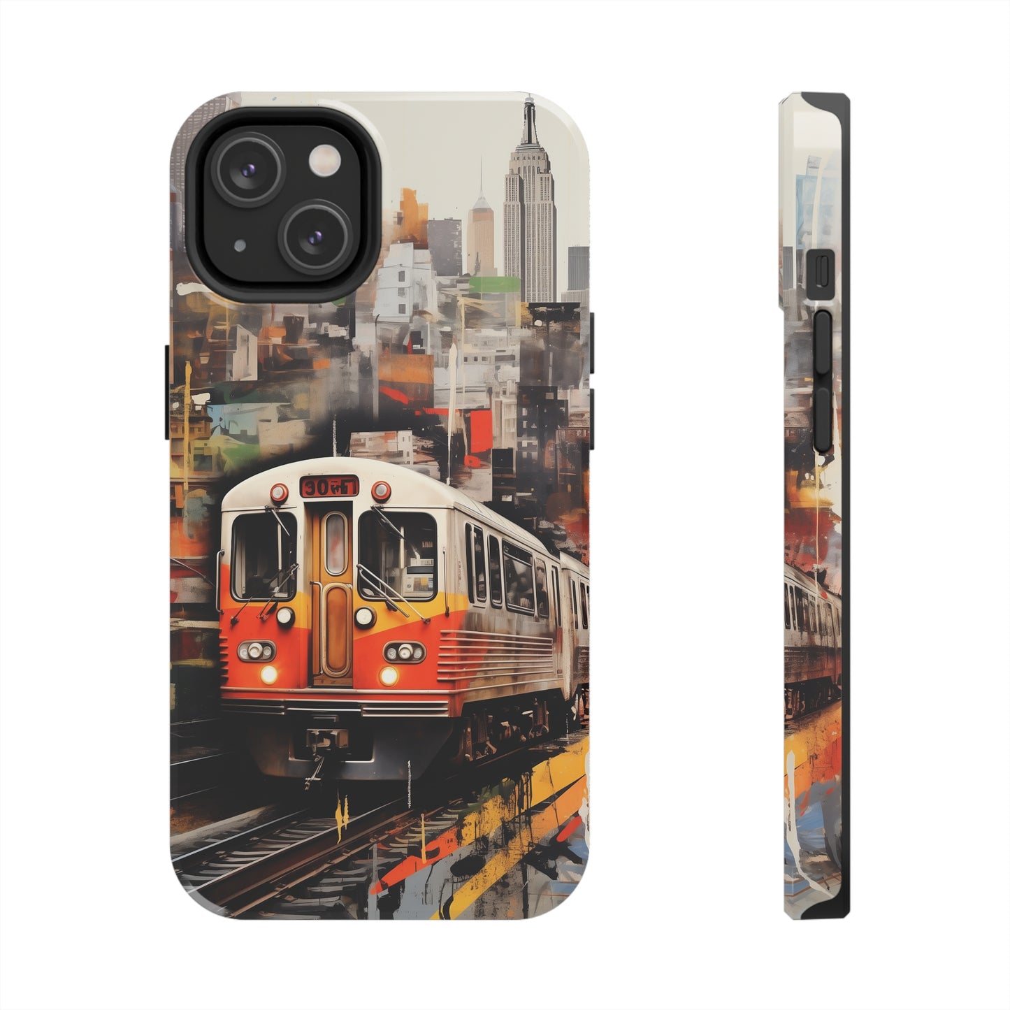 New York City, subway, iPhone 7, 8, X, 11, 12, 13, 14, 15+ case.