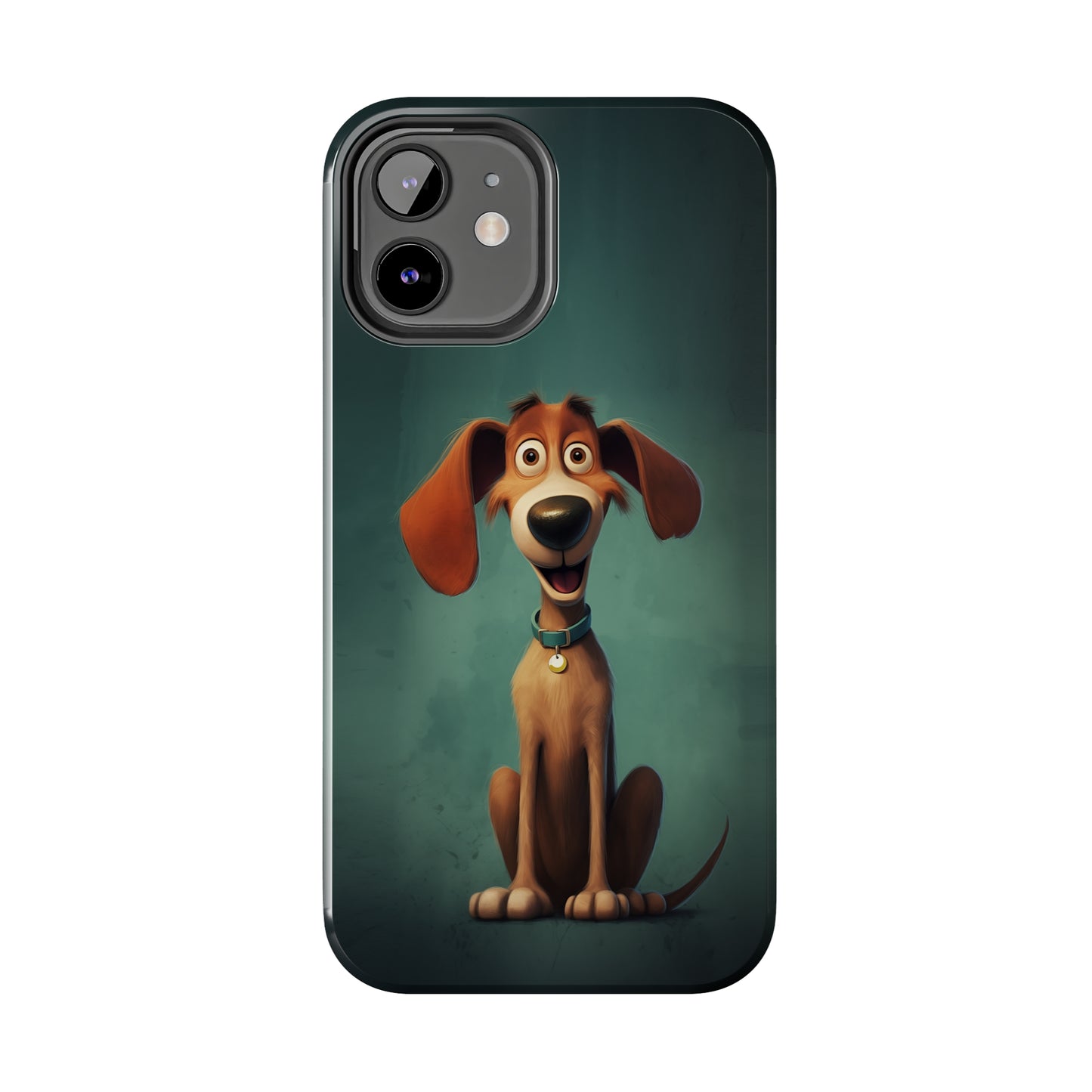 Hux, Cartoon Dog, iPhone 7, 8, X, 11, 12, 13, 14, 15+ case.