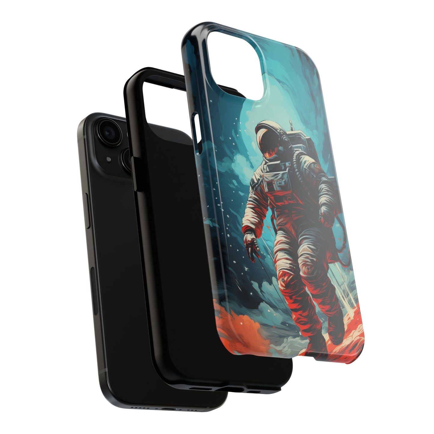 Astronaut #01, iPhone 7, 8, X, 11, 12, 13, 14, 15+ case.