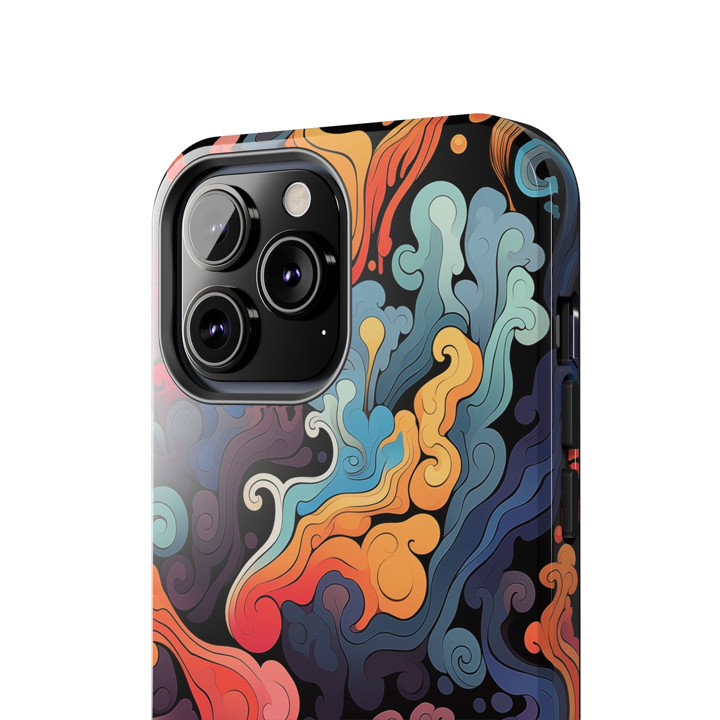 Abstract Swirls #05, iPhone 7, 8, X, 11, 12, 13, 14, 15+ case.