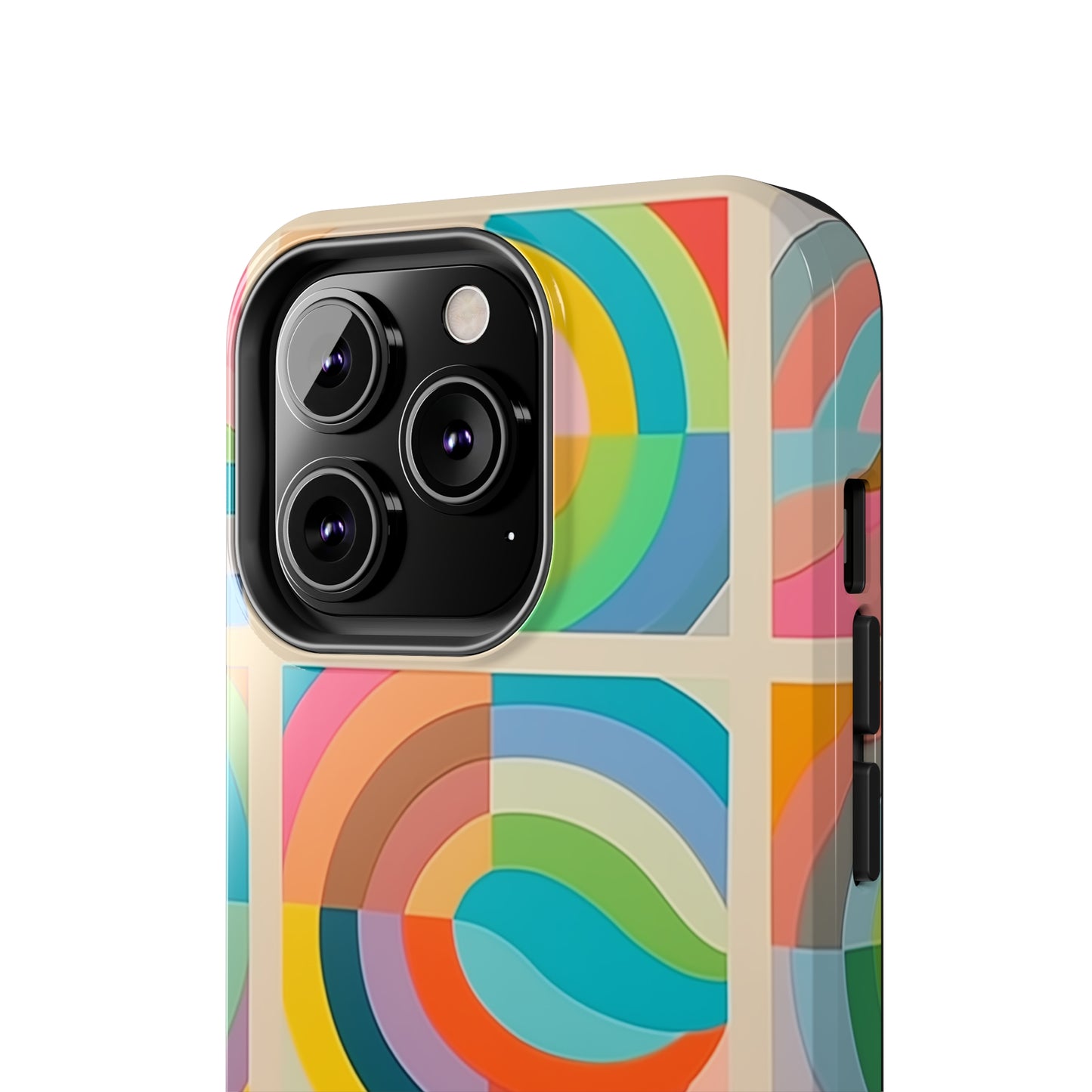 Abstract Colorful Lines #02, iPhone 7, 8, X, 11, 12, 13, 14, 15+ case.