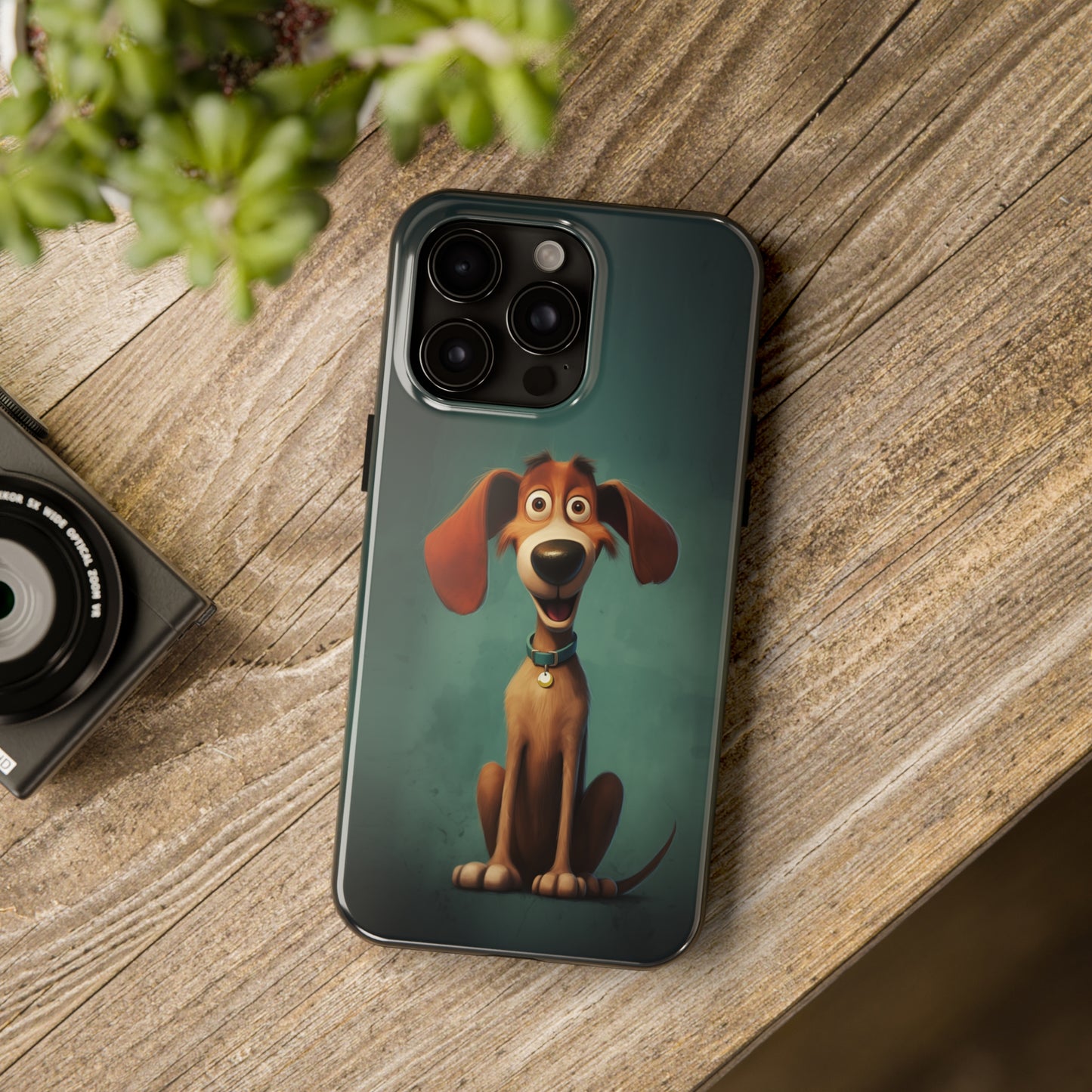 Hux, Cartoon Dog, iPhone 7, 8, X, 11, 12, 13, 14, 15+ case.