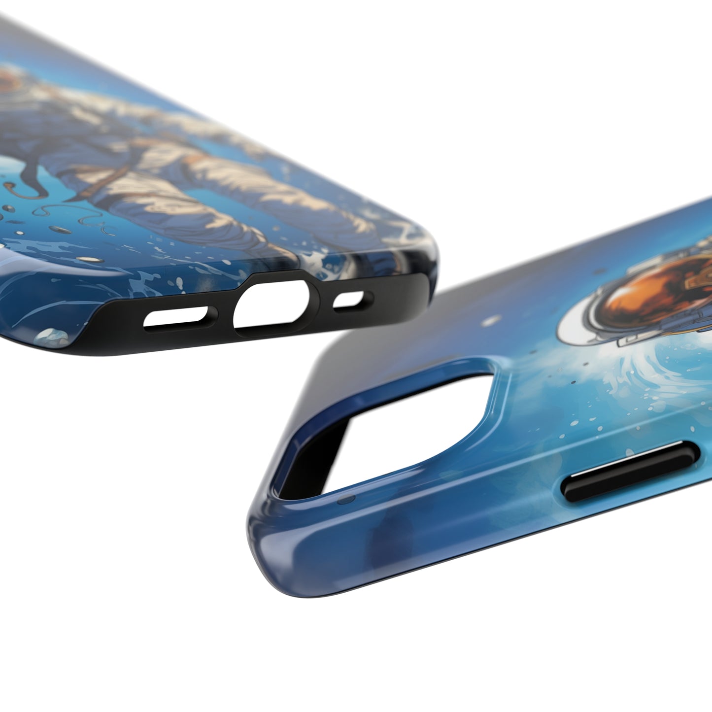 Astronaut #02, iPhone 7, 8, X, 11, 12, 13, 14, 15+ case.