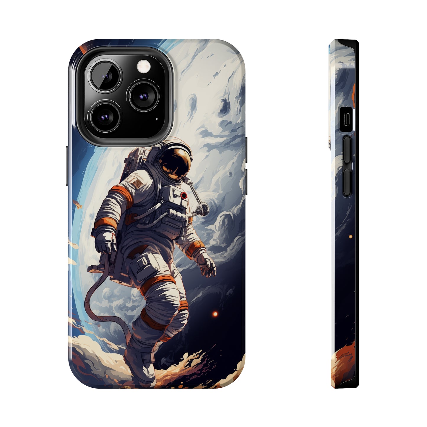 Astronaut #04, iPhone 7, 8, X, 11, 12, 13, 14, 15+ case.