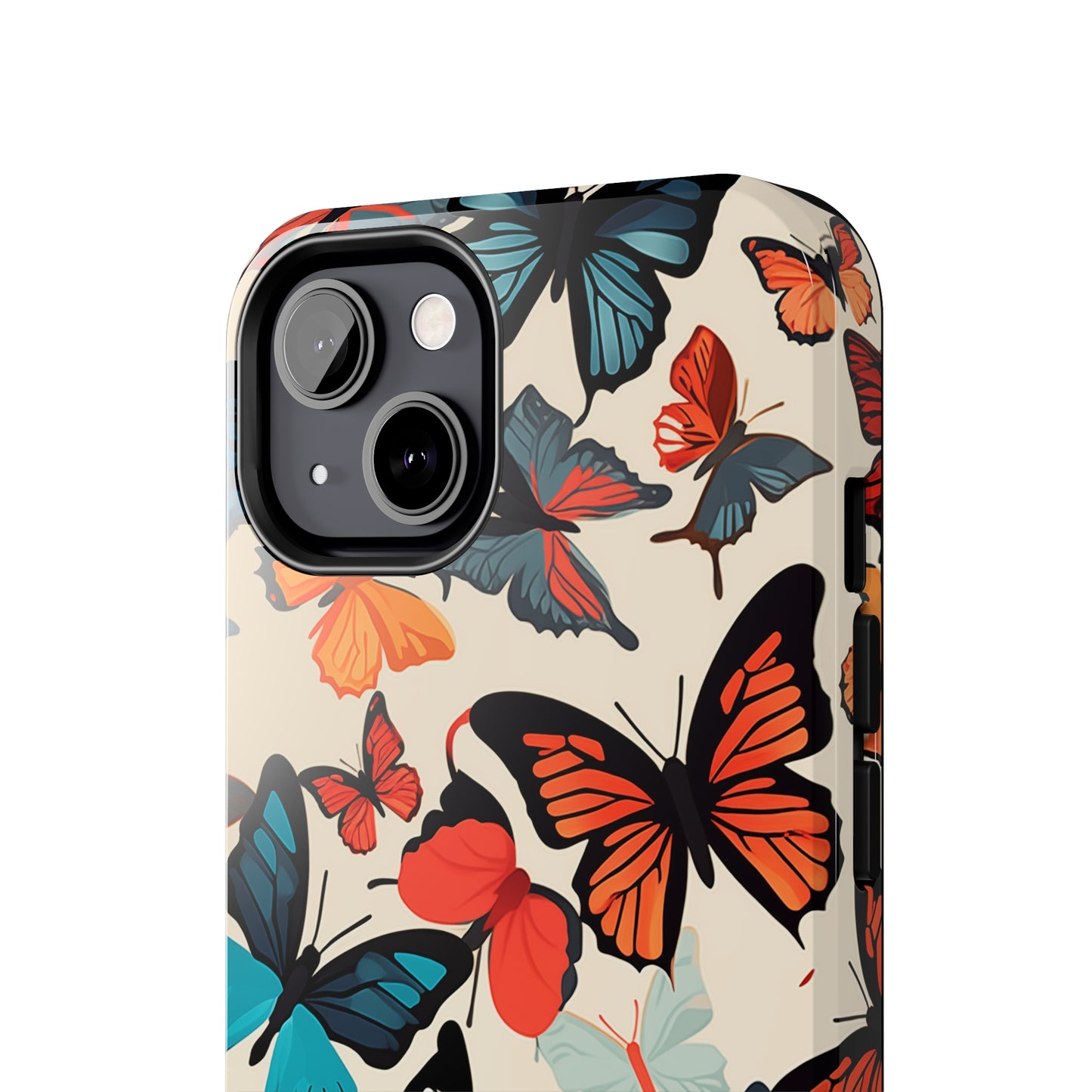 Butterflies #02, iPhone 7, 8, X, 11, 12, 13, 14, 15+ case.