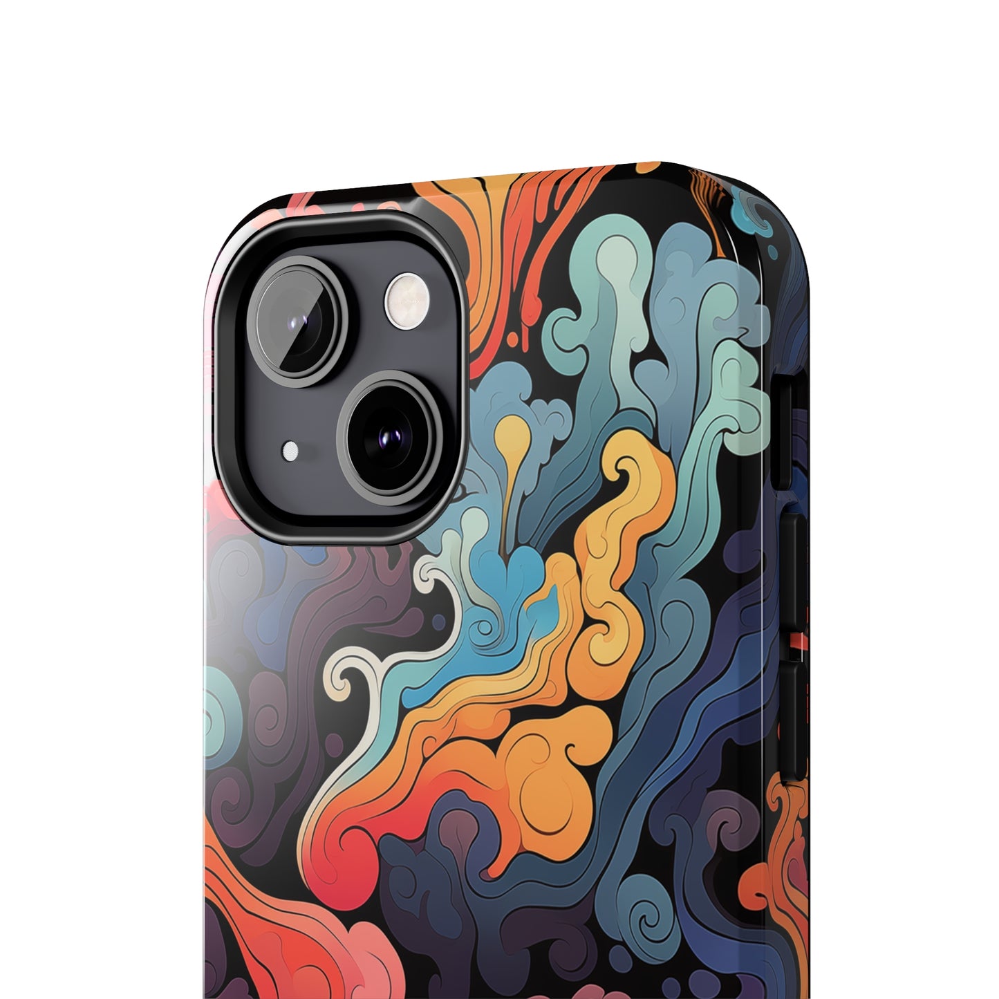 Abstract Swirls #05, iPhone 7, 8, X, 11, 12, 13, 14, 15+ case.