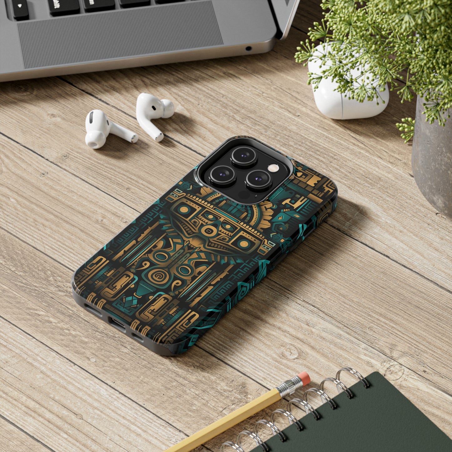 Aztec Vibes, iPhone 7, 8, X, 11, 12, 13, 14, 15+ case.