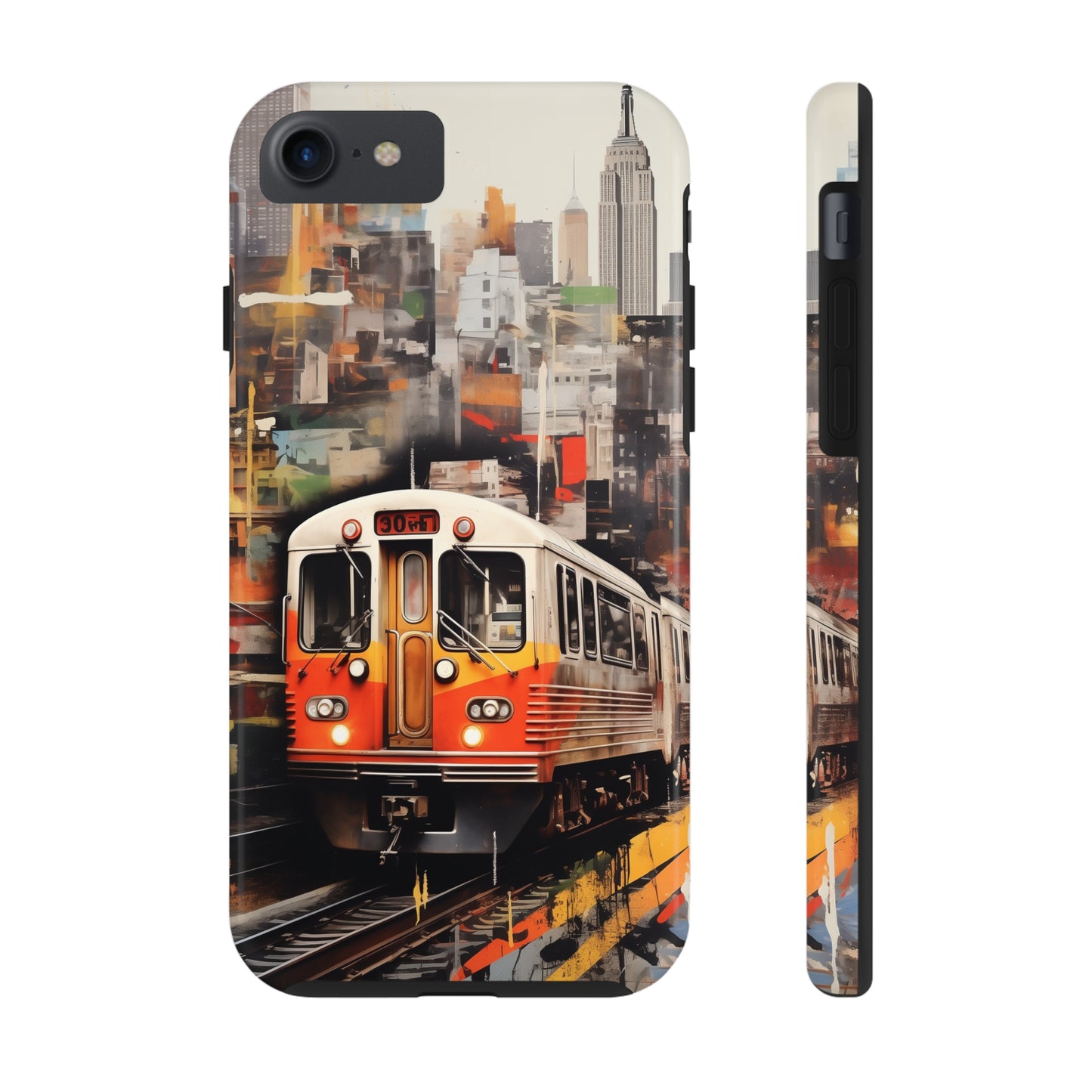 New York City, subway, iPhone 7, 8, X, 11, 12, 13, 14, 15+ case.