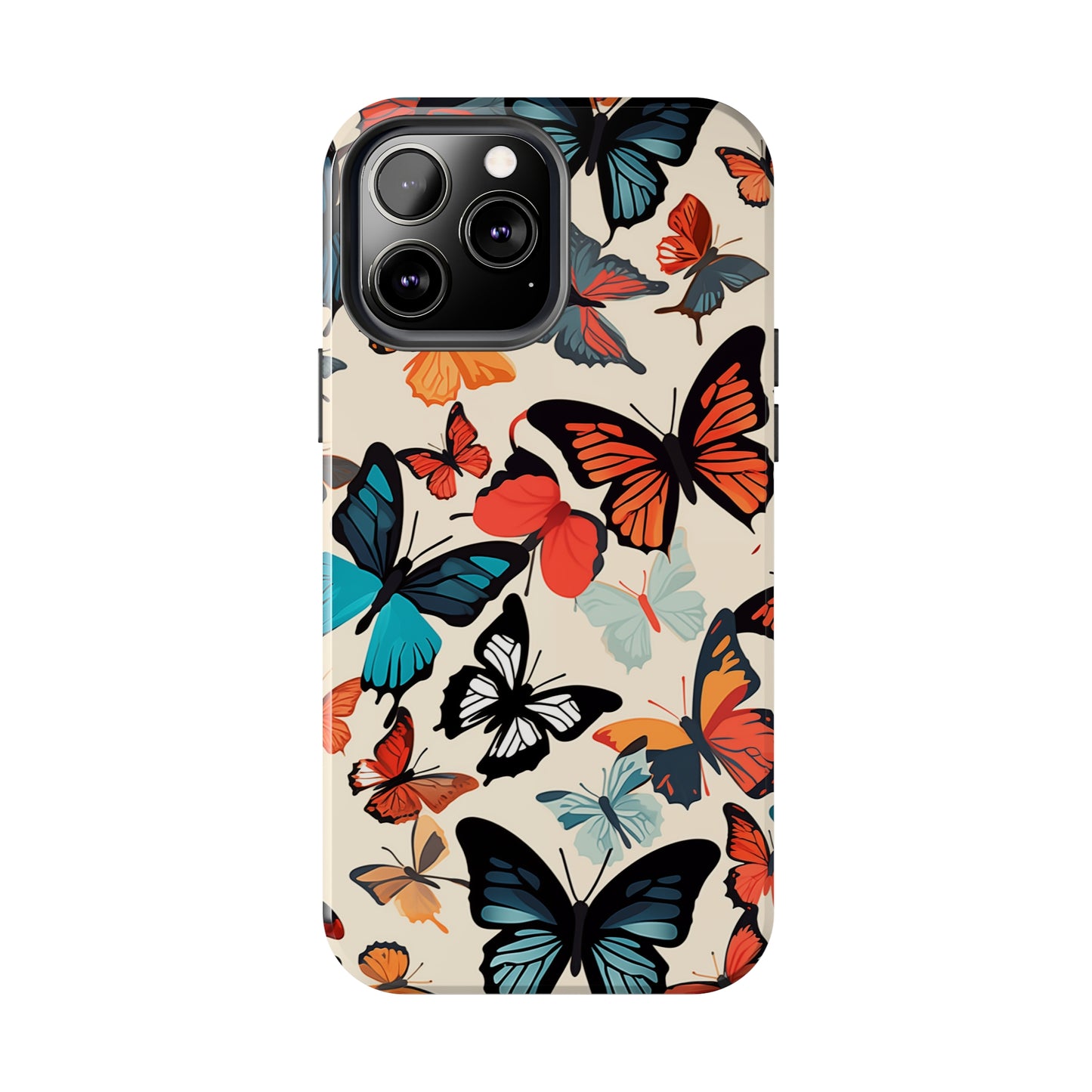 Butterflies #02, iPhone 7, 8, X, 11, 12, 13, 14, 15+ case.