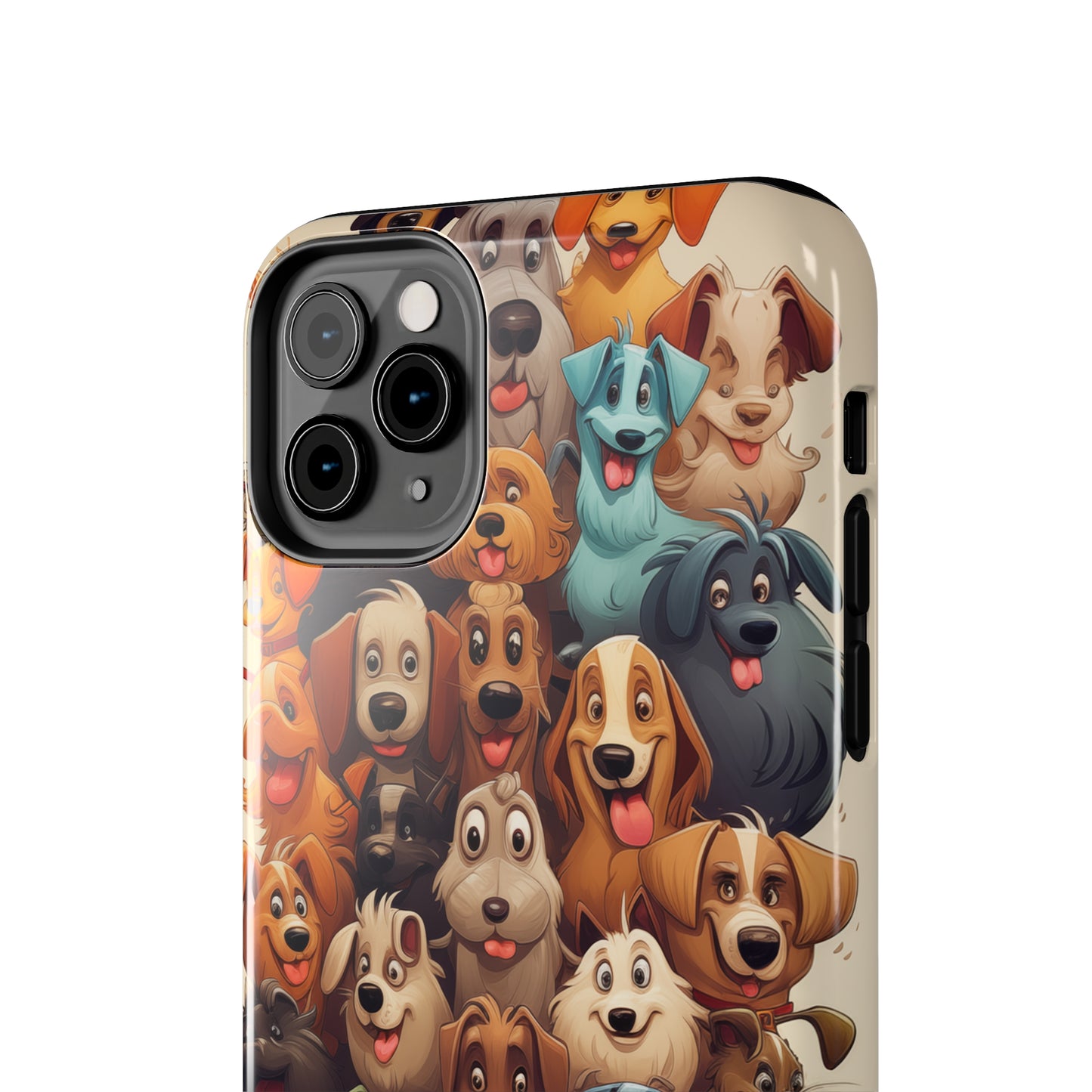 100 Dogs, iPhone 7, 8, X, 11, 12, 13, 14, 15+ case.